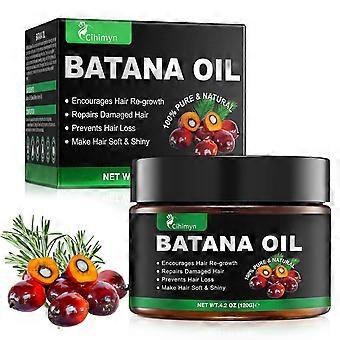 Batana Oil, 100% Natural Batana Oil for Hair Growth, Eliminates Split Ends, Restores Damaged Hair, Improves Hair Shine, 120g