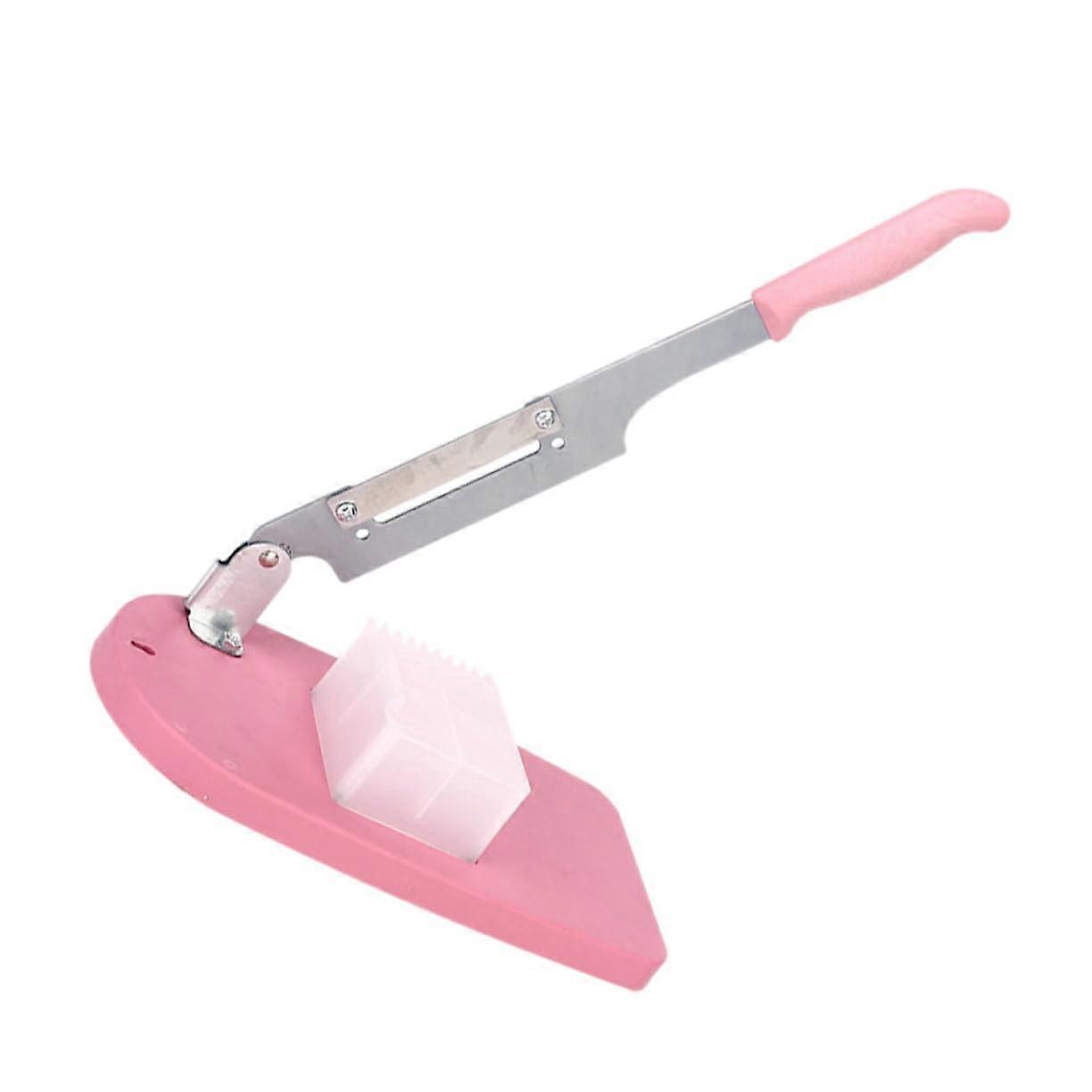 Lamb Slicer Meat Slicer Multipurpose Slicer for Beef Vegetables Medicinal Herbs Stainless Steel Pink Easy to