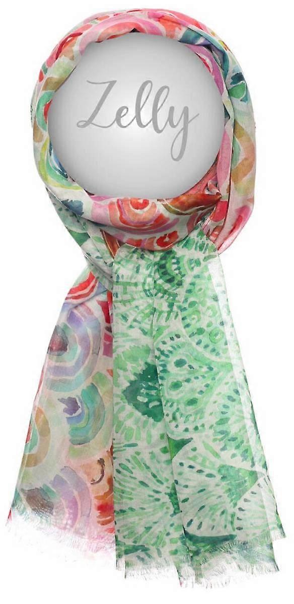 Zelly Mini Rainbows Scarf - Green