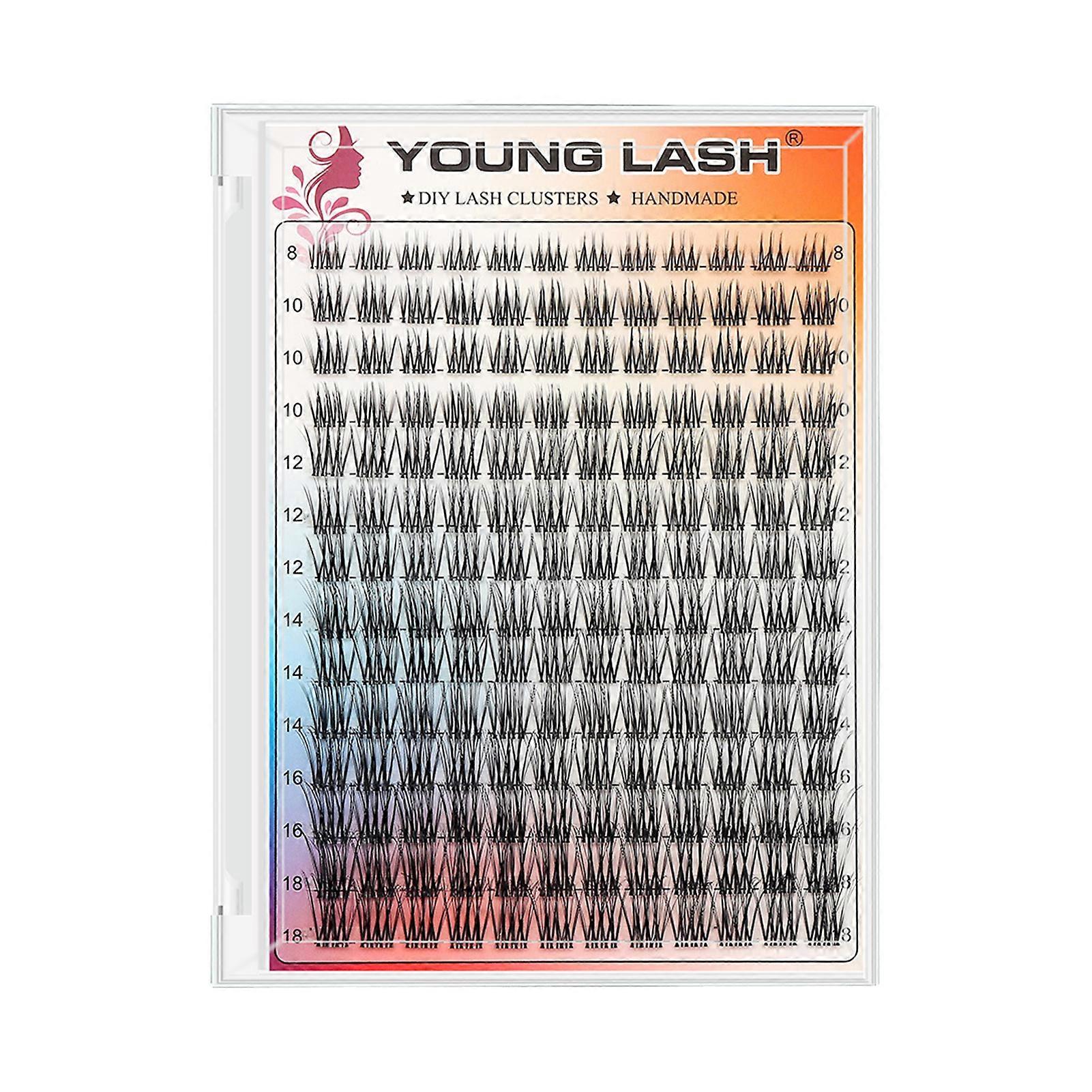 8-18mm Individual Lashes Segmentation Comic Lash Clusters