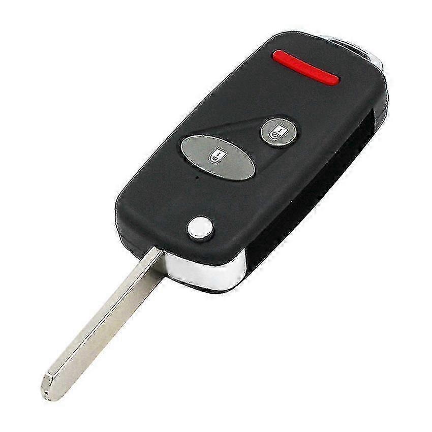 LM 2/3/4 Button Folding Flip Remote Autoschlüssel Shell Case Hon66 / Rechte Rille Klinge Für Honda Cr-V S2000 KET