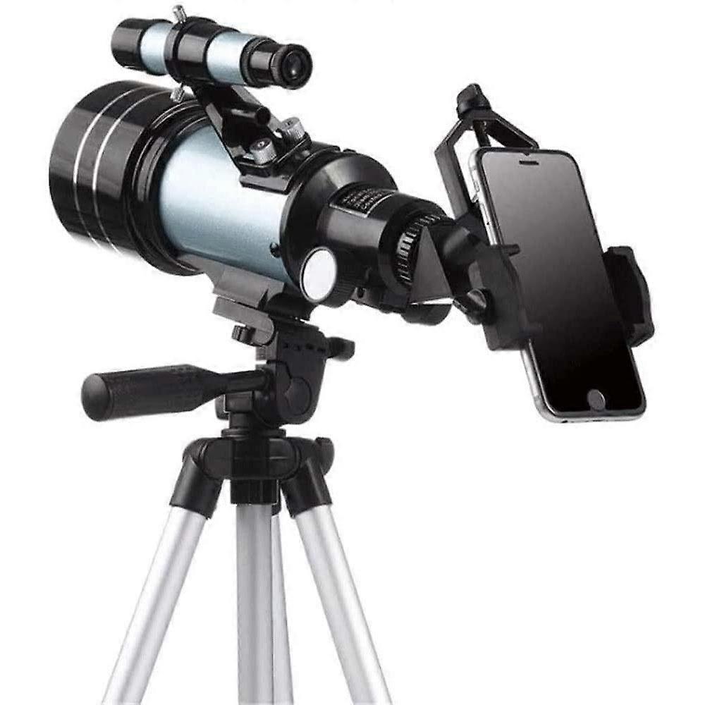 Refractor Telescope for Adults and Beginners - Compact Travel Telescope with Adjustable Tripod and Lightweight Design