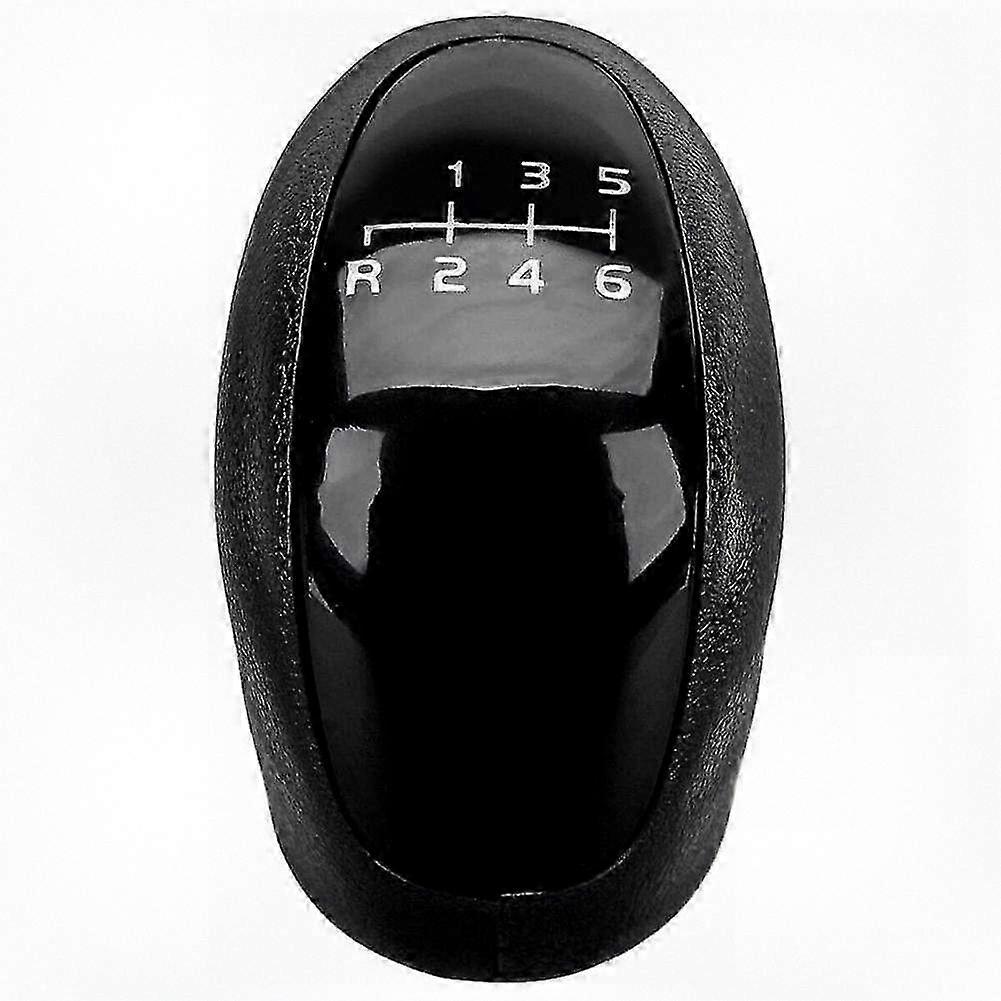 Black 6-Speed Manual Gear Shift Knob Compatible with Mercedes Vito Viano W639 & Sprinter II 906 / I 2E 2F Models