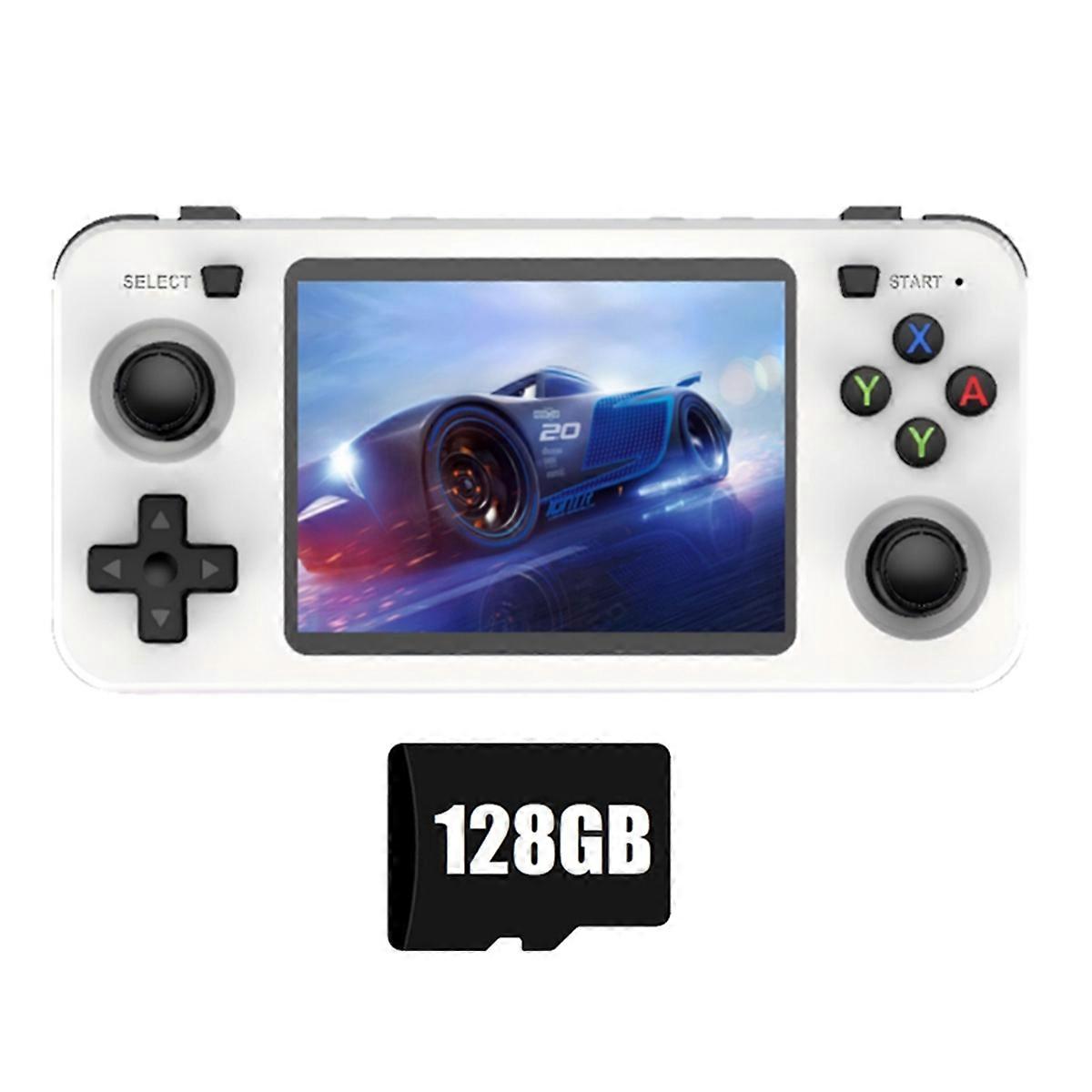 R36H Retro Handheld Game Console 128G 30000+Games Linux 3.5 Inch Portable Pocket Video Player for K