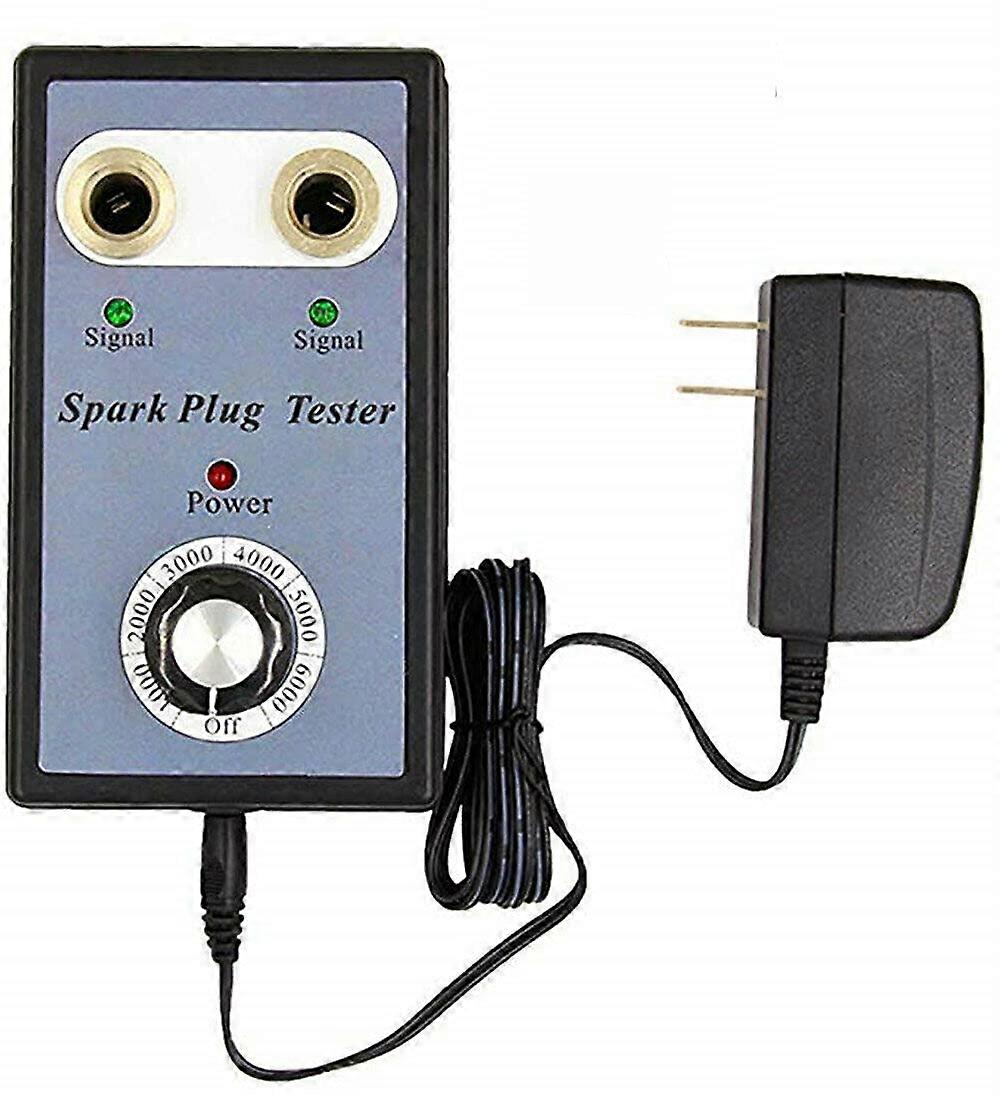 Dual Plug Car Spark Plug Tester 12V Gasoline Ignition Diagnostic Tool USA For Gasoline Engines