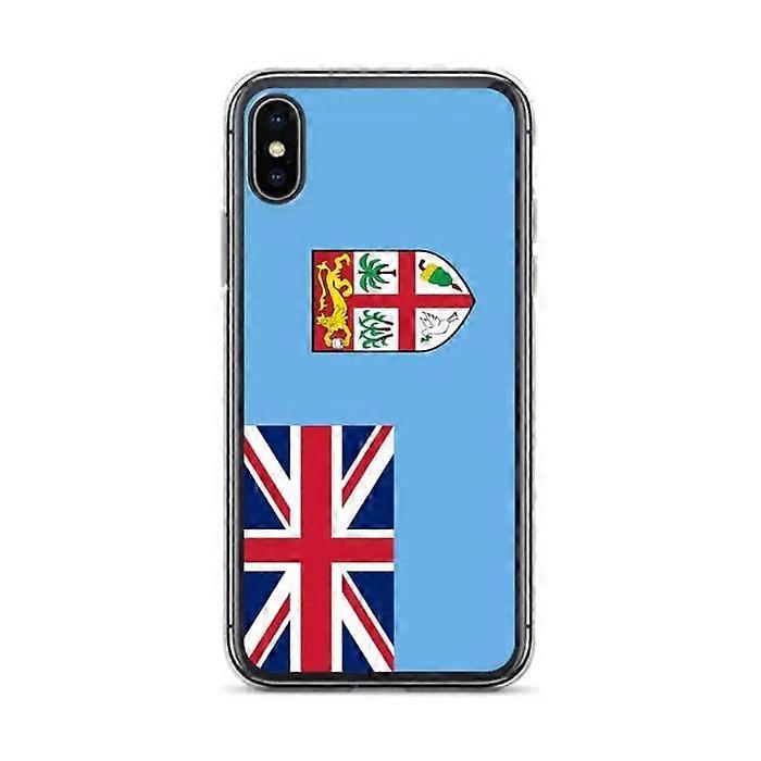 iPhone Case - PIXELFORMA - iPhone XS - Fiji Flag - Slim Design - Easy Access