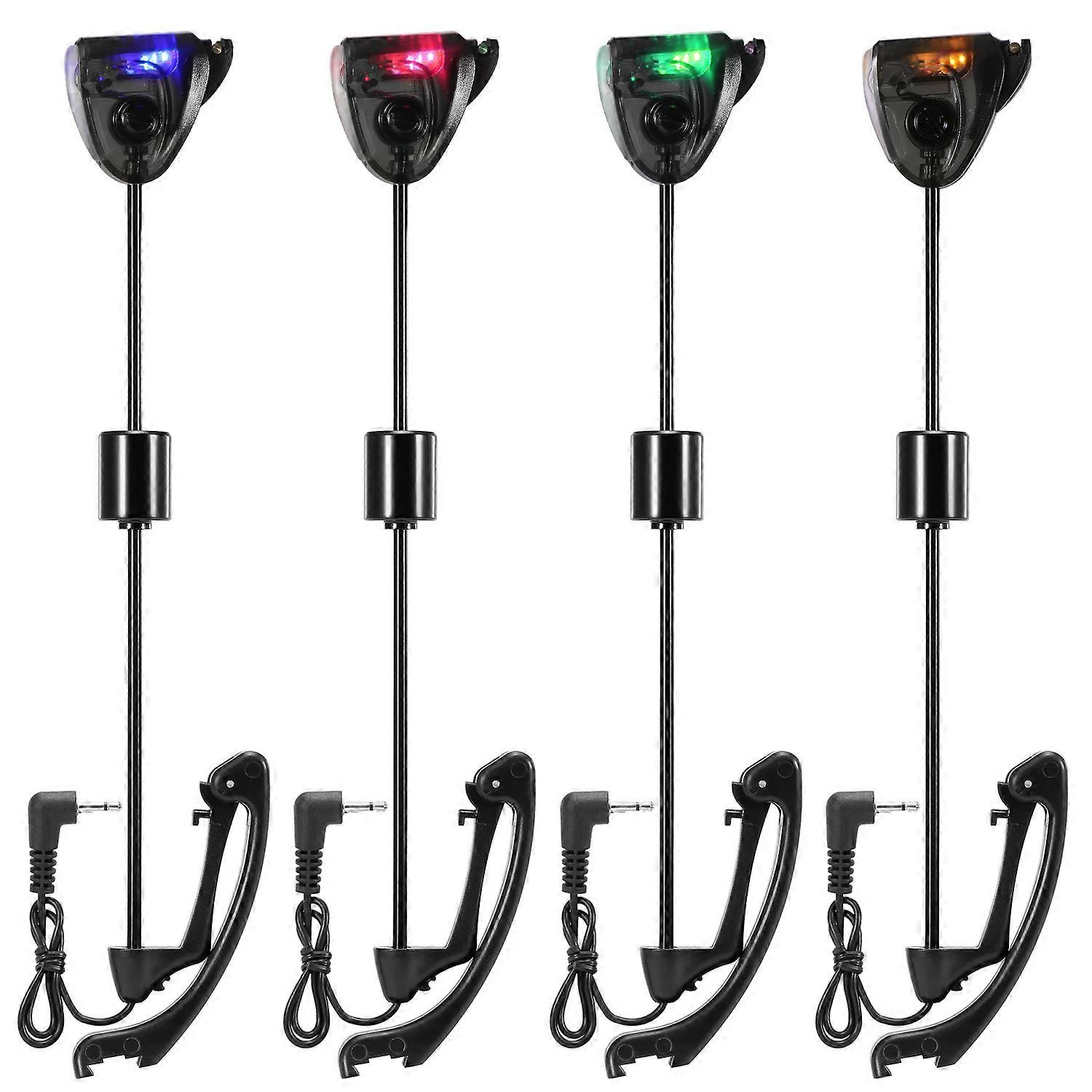 Lixada Carp Fishing Swinger Set with Digital LED Bite Indicator Alarm, Illuminated Swinger Fishing Tackle for Bite Detection