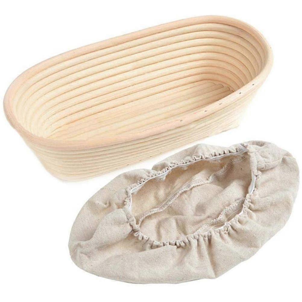Oval Rattan Bread Proofing Proving Baskets Tools Bread Proofing Basket 28*15*8cm