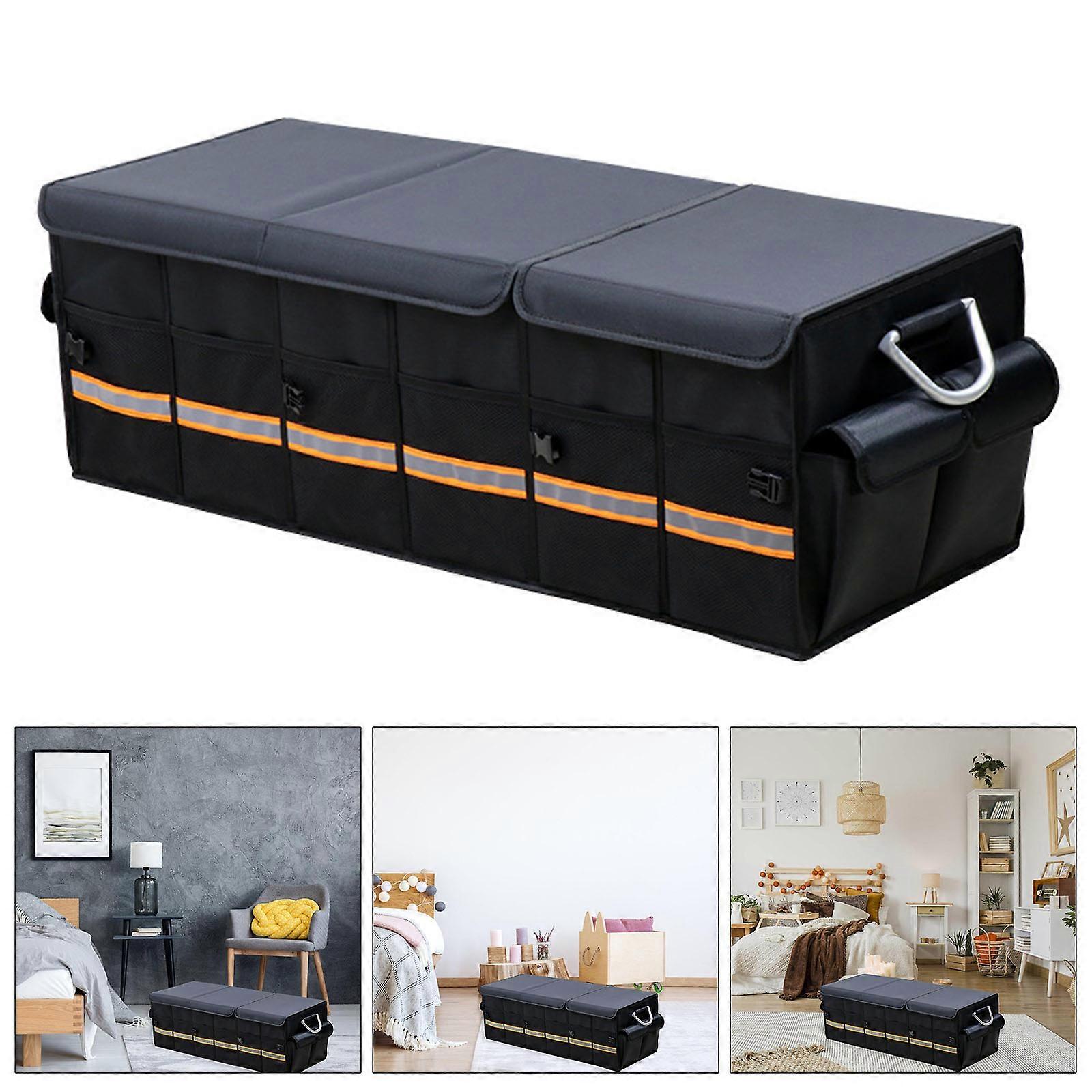 Contenedor de almacenamiento plegable versátil con materiales Oxford  resistentes Portátil para espacios de armario, garaje y, image size:1600x1600