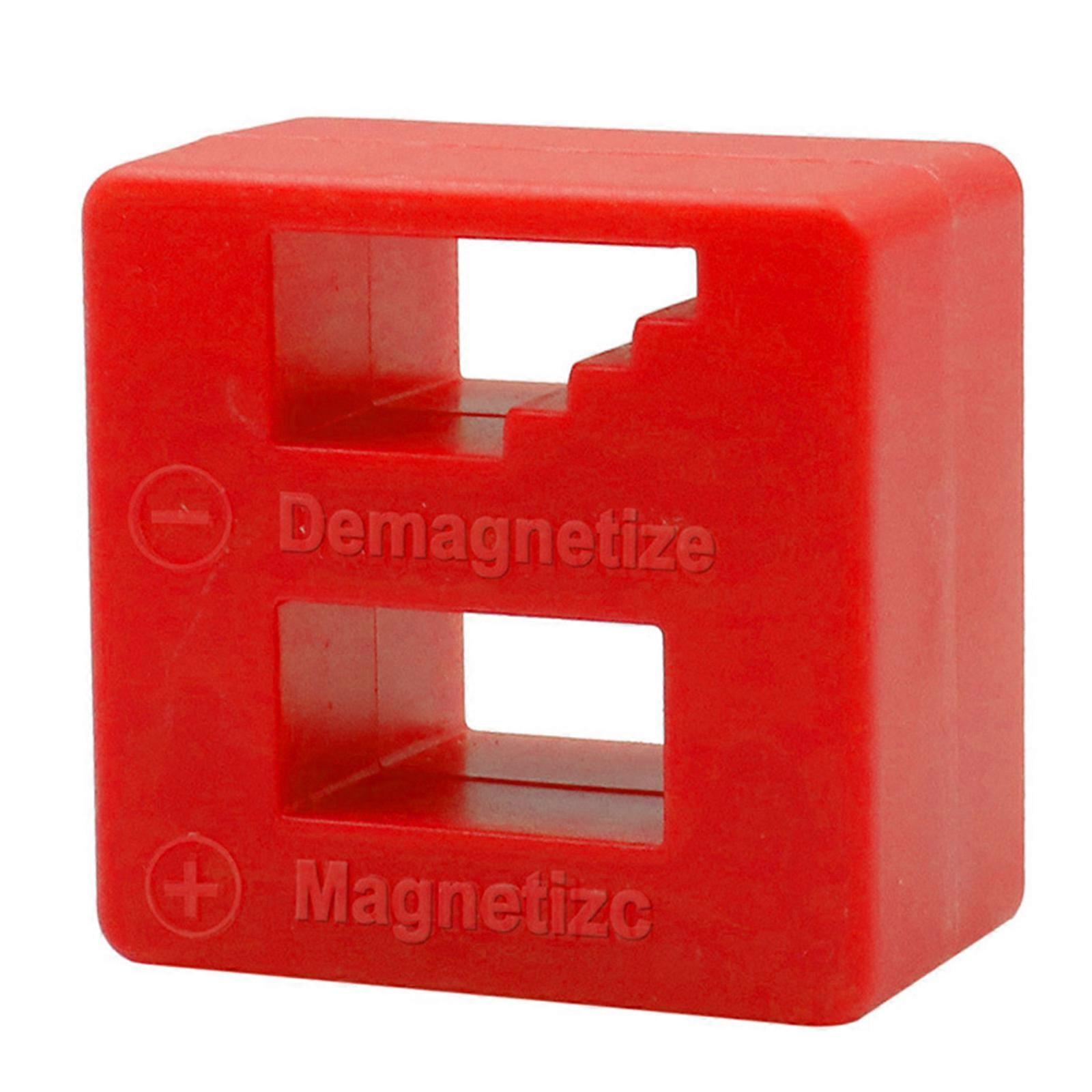 2 In 1 Magnetizer Demagnetizer Mini Magnetic Pick Up Tool for Screwdriver Tips  Red