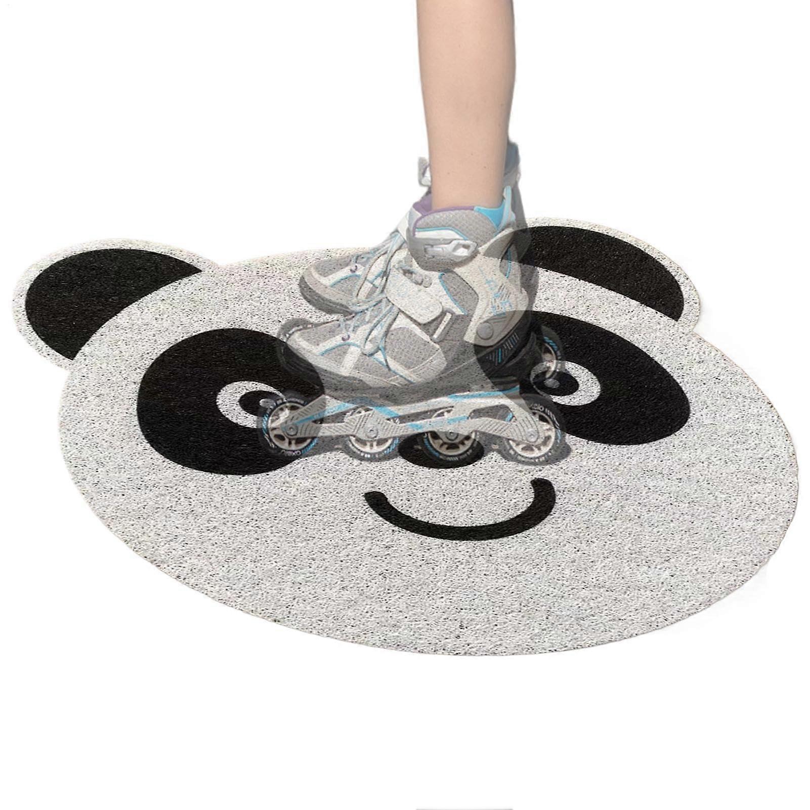 Frog Skating Exercise Mat for Girls, Non-Slip Roller Skate Training Mat, Durable Floor Tiles for Indoor Workouts