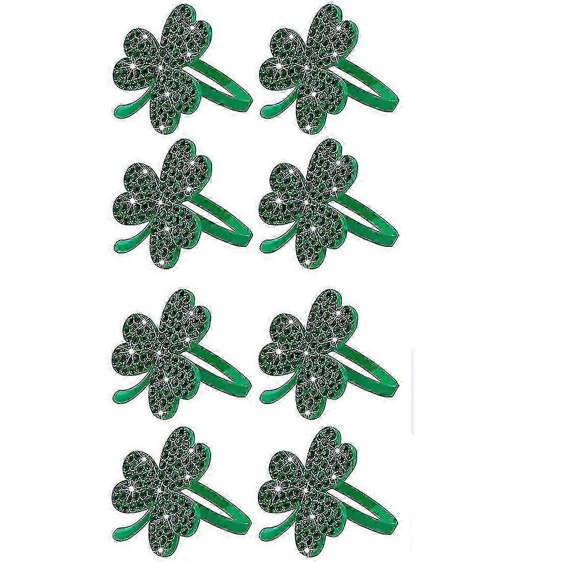 聖の日のナプキンリング8ピース偽のナプキンリング結婚式のための最も難しい金属ナプキンリング