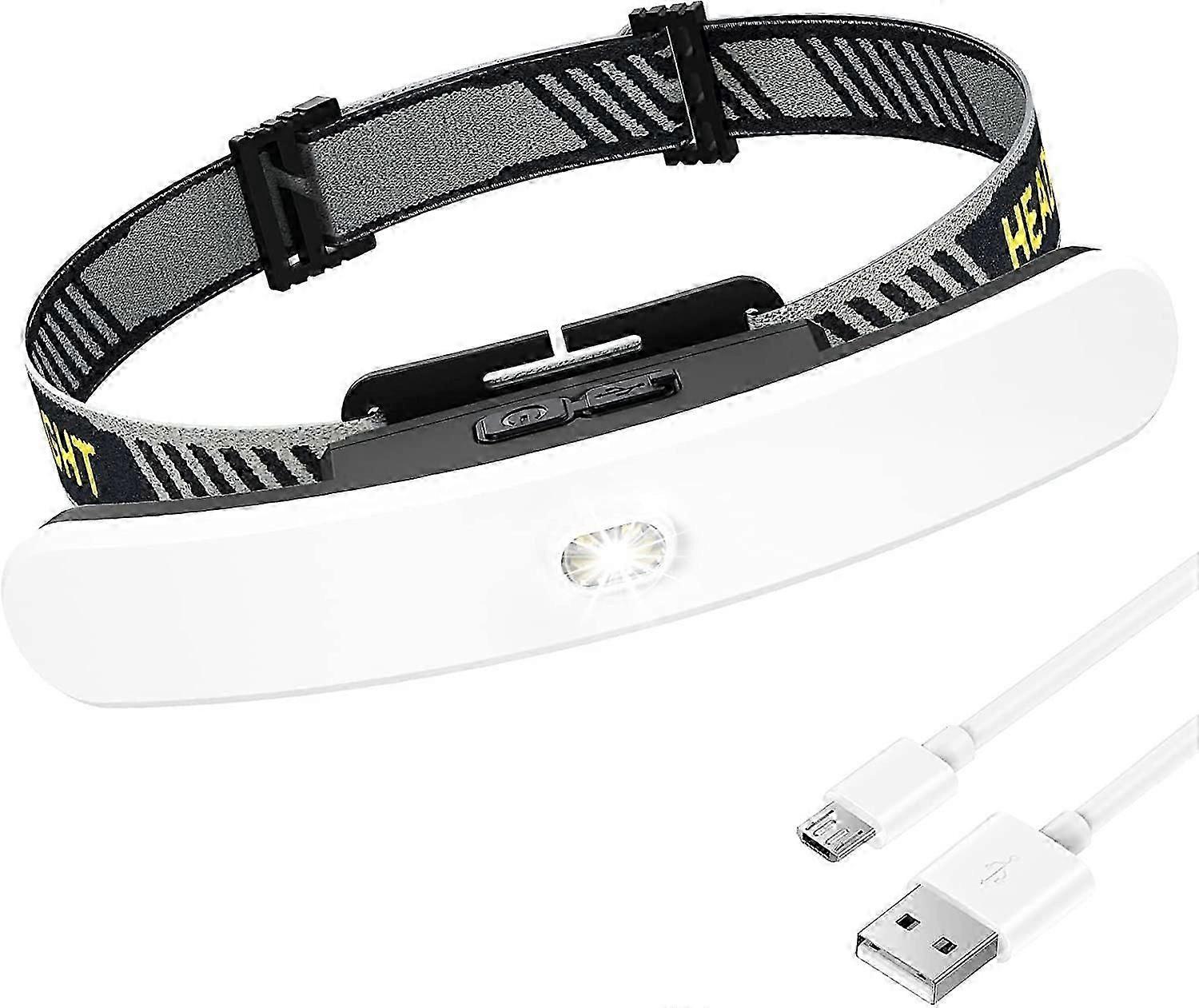 Rechargeable Headlamp, 6 Lighting Modes 90 Adjustable, 2000mAh