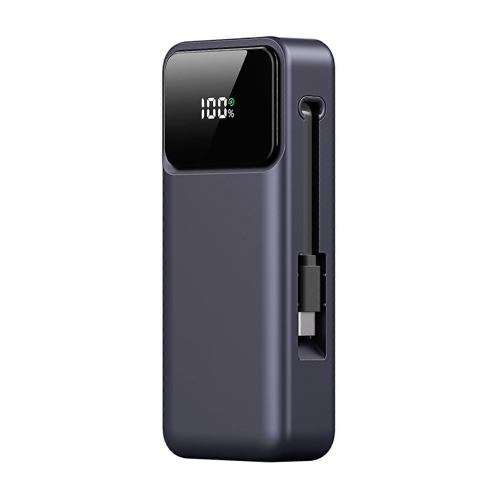 Compatible For Universal DUZZONA P1 10000mAh 22.5W Portable Power Bank with Retractable Charging Cable