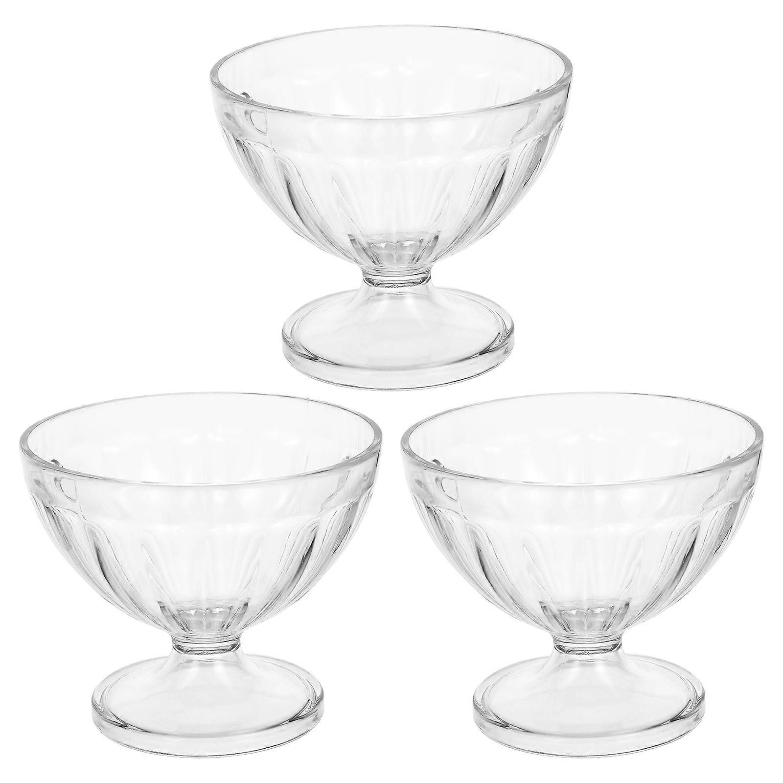 Refined Dessert Containers, Upgrade Your Dining Experience with Sleek Transparent Bowls