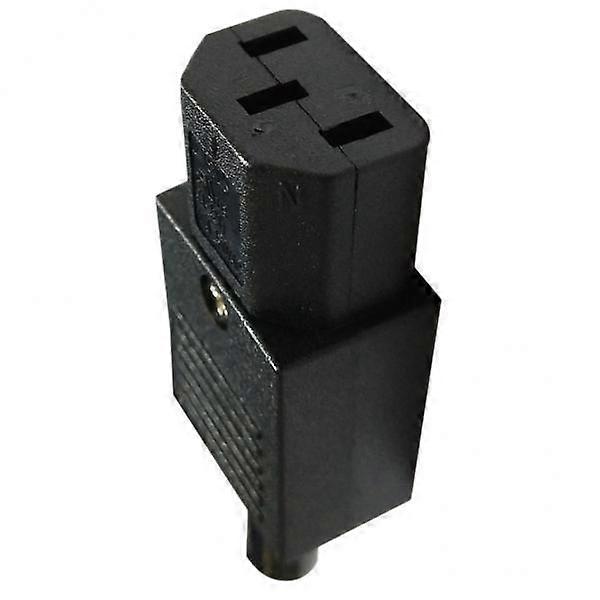 2xRewirable Electrical Power Socket Female Plug IEC320 C13 C14 Black