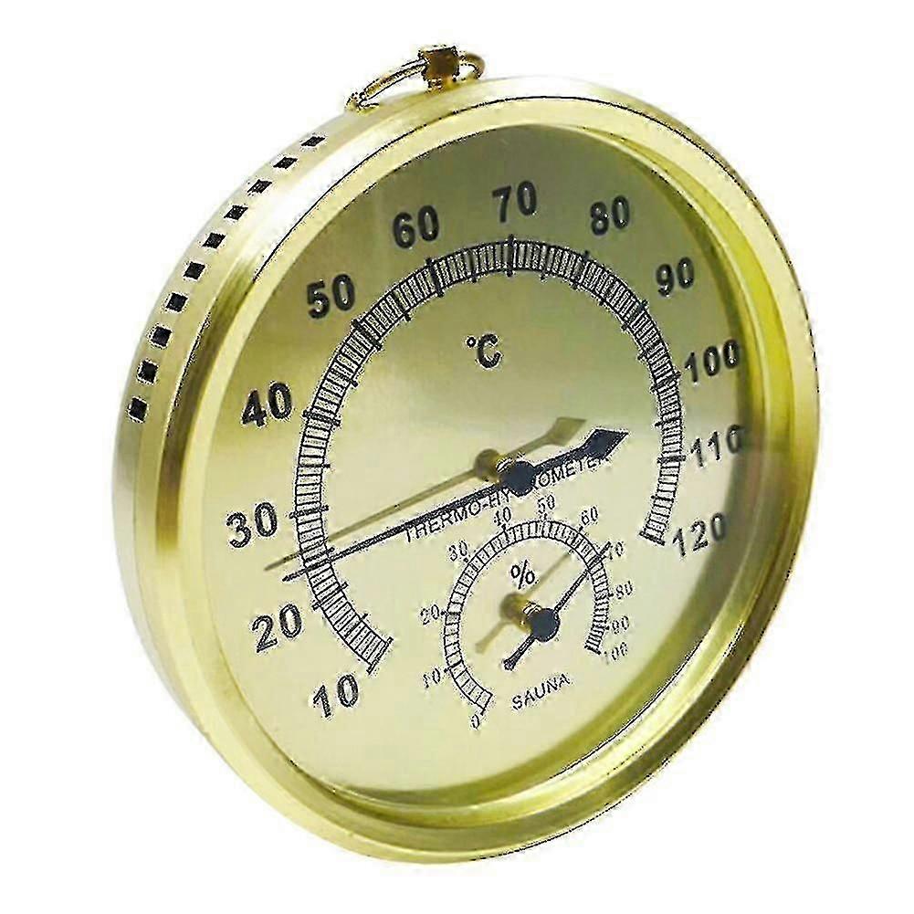 Aluminum Alloy Wall Mounted Sauna Thermo-hydrometer Tool