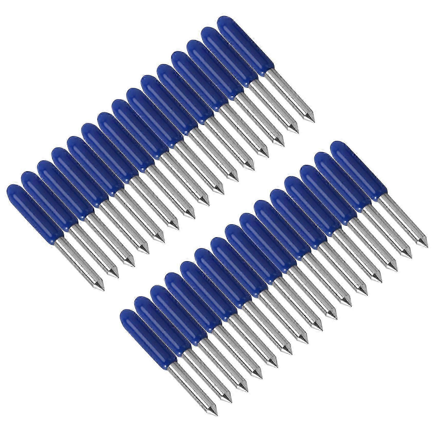 30-Pack 60° Precision Blades for Vinyl Cutting Machines & Plotters-Compatible with Most Models