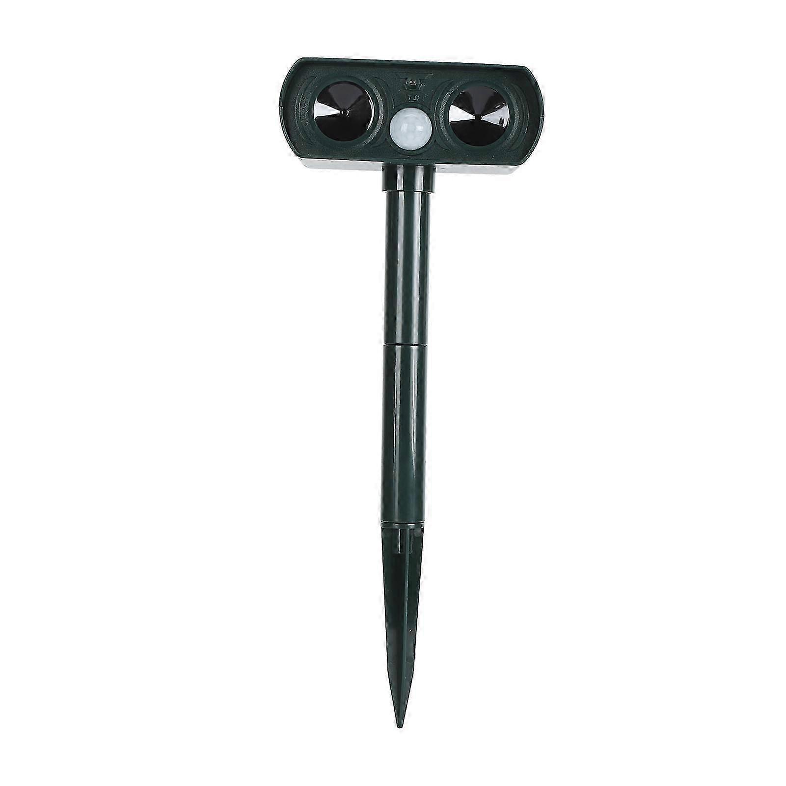 Professional Ultrasonic Solar Animal Repeller with High Sensitivity Infrared Technology for Long Range Dog and Cat Deterrent Suitable for Ga