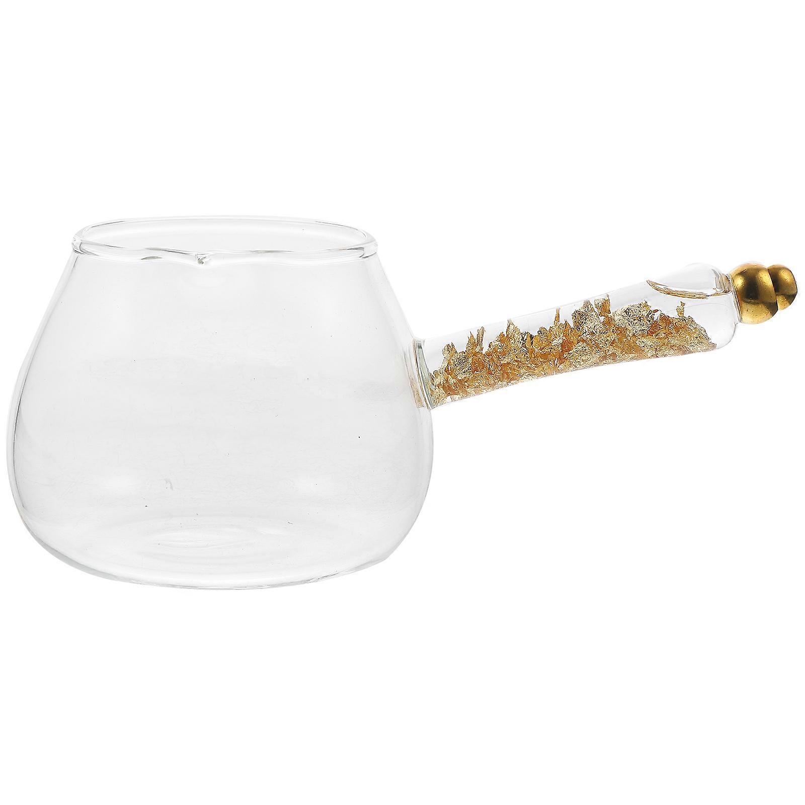Heat Resistant Glass Tea Dispenser with Eagle Spout, High Borosilicate Teaware with Side Handle for Smooth Flow – Elegant Design for Home and Tea Art