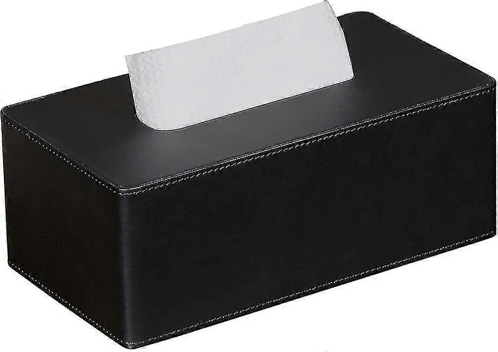 Rectangular Pu Leather Tissue Box Paper Tissue Dispenser Box Holder For Dresser--