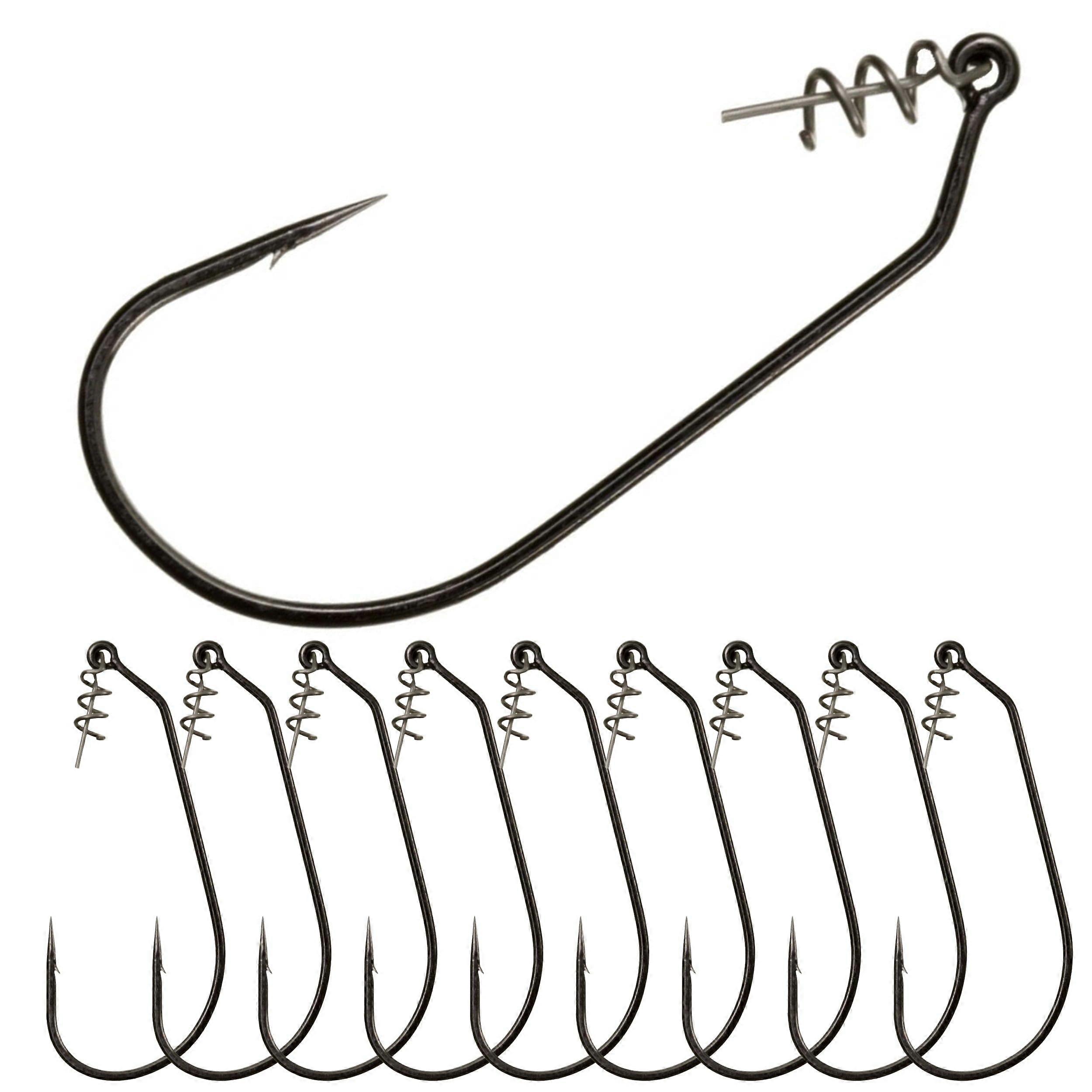 swimming bait hooks, 9/0, 10 pieces