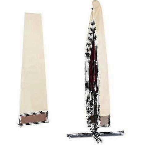 防水カンチレバーパラソルカバー、パラソルカバー、600dオックスフォードパラソルカバー、サンシェードキャノピーアウトドアガーデンUV /防風収納バッグ付き(200x60x55c