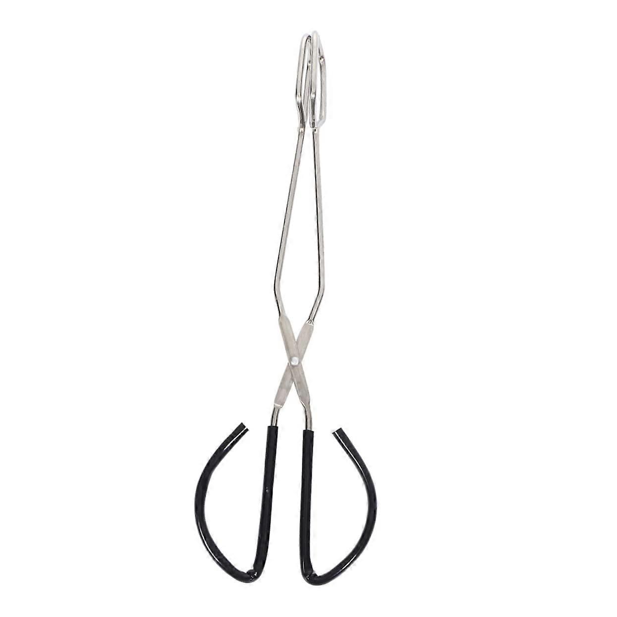Grill Tongs Long Handle BBQ 30x9cm for Comfortable Grilling in Restaurants and Parties Meat and Vegetable Tongs