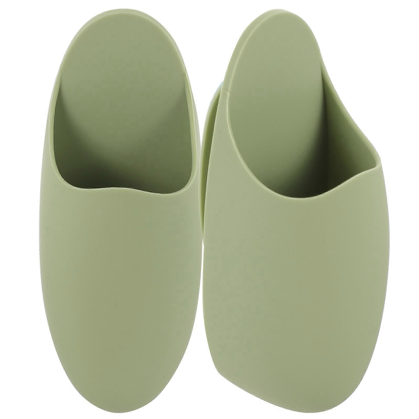 Toothpaste Holders Electric Toothbrush Organizer Bathroom Wall Mount Rectangular 2Pcs Silicone