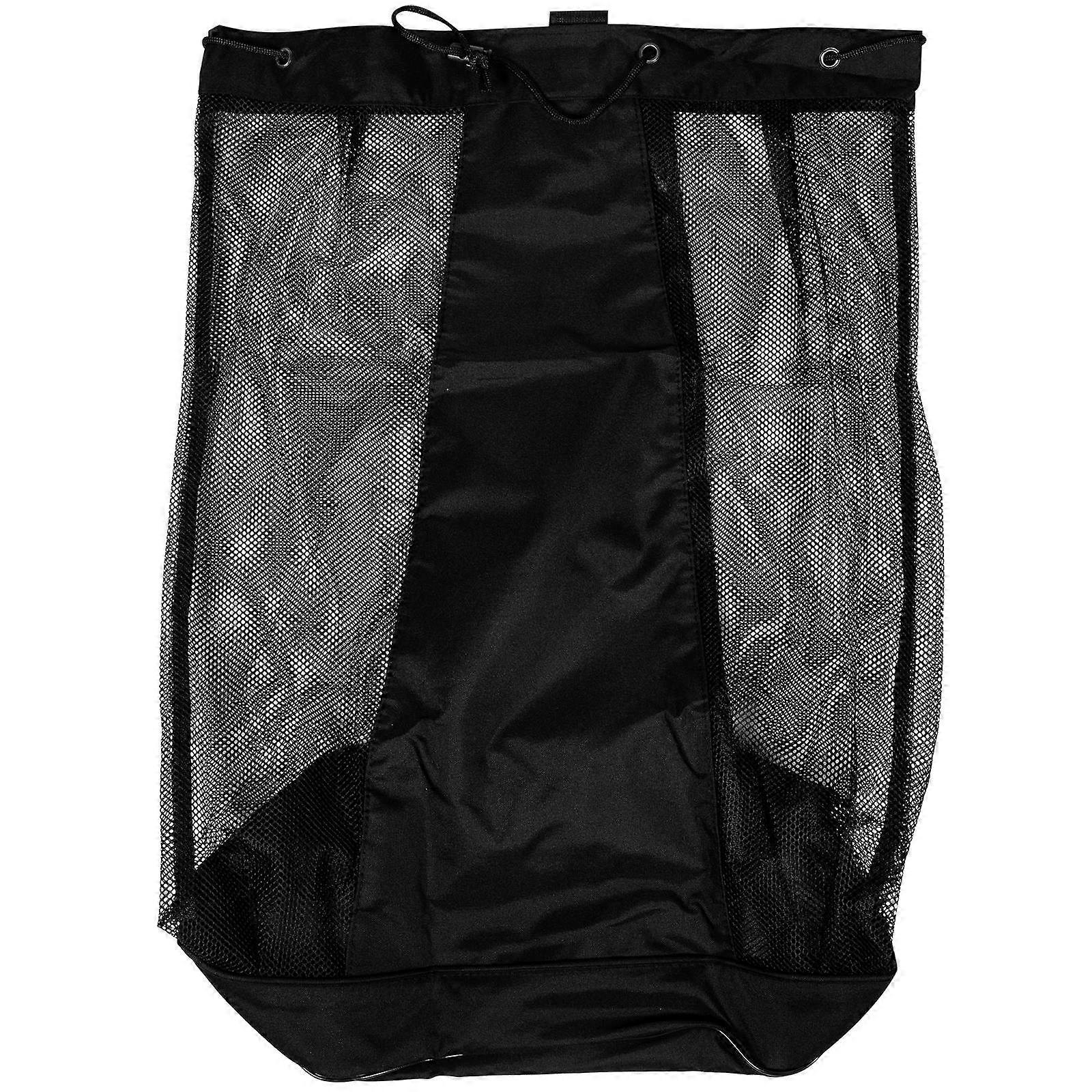 Soccer Ball Bag Multipurpose Balls Storage Bag Rectangular Simple Design For Soccer Equipment Black 85x45cm 1Set