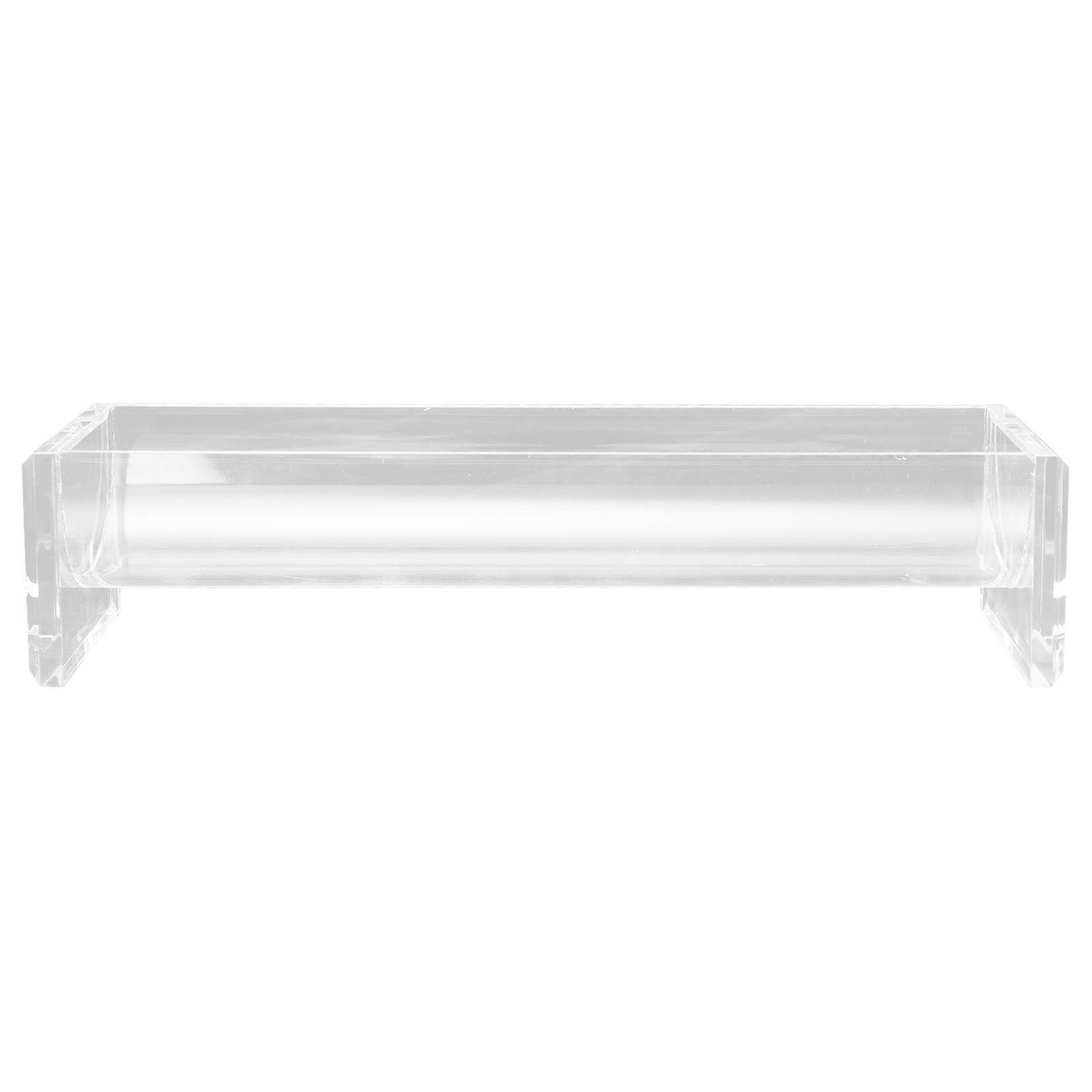 Transparent Acrylic Fruit Tray Acrylic Snack Plate Rectangle Dessert Storage Plate