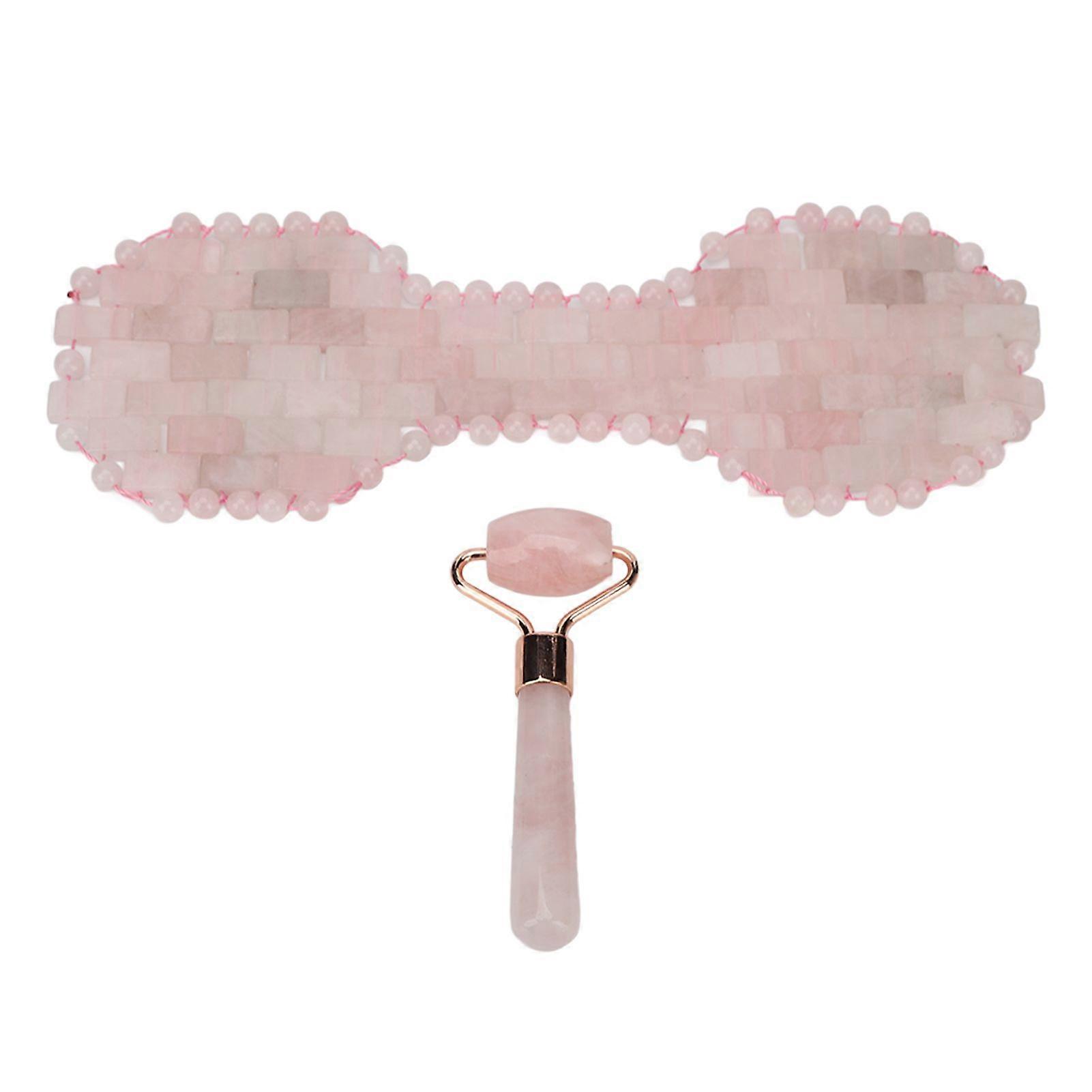 2025 Latest Model 2pcs Jadestone Eye Pad Roller Set Reduce Dark Circles Promot...