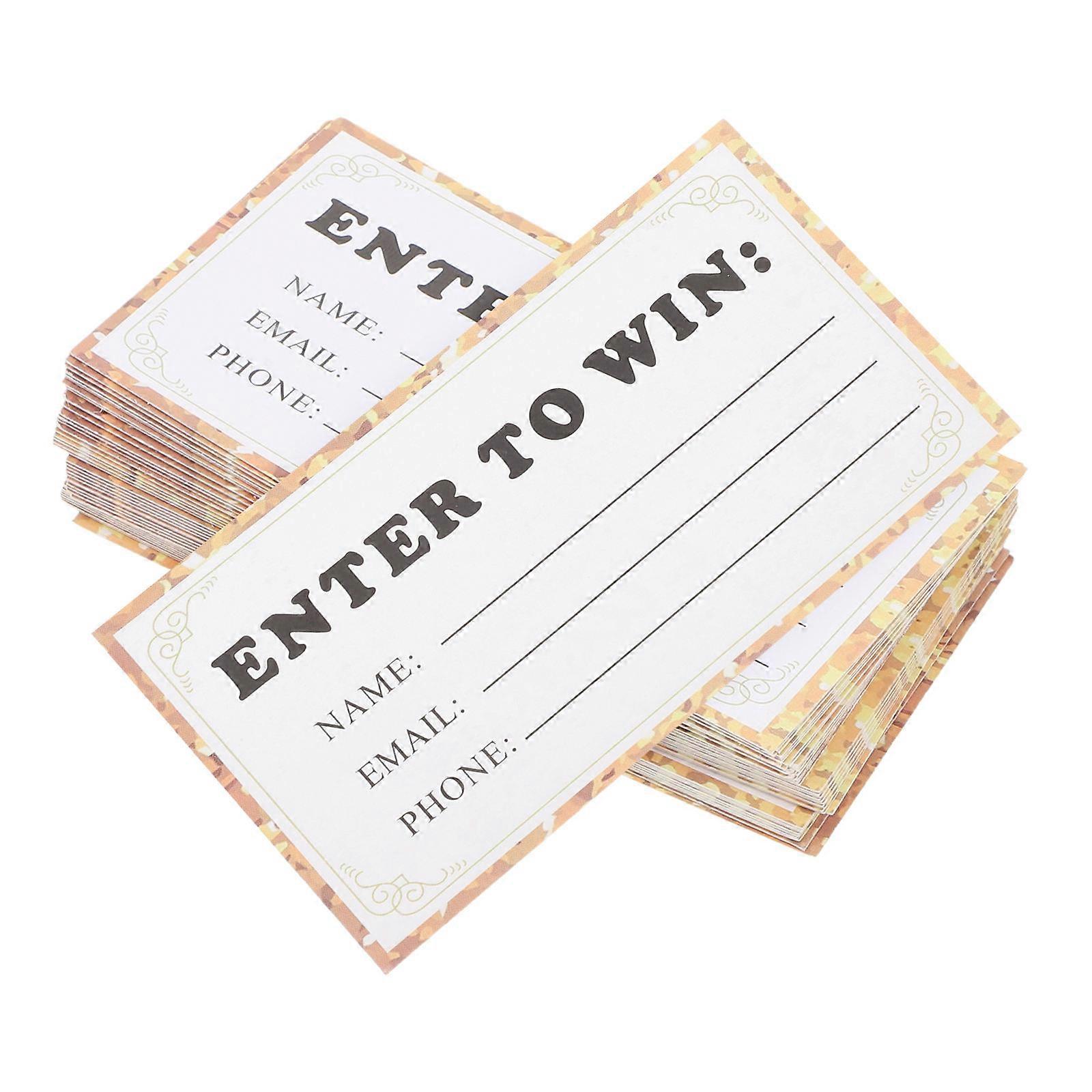 Raffle Ticket Roll Raffle Tickets Collecting Information Participants Paper For Tea Party 50Pack