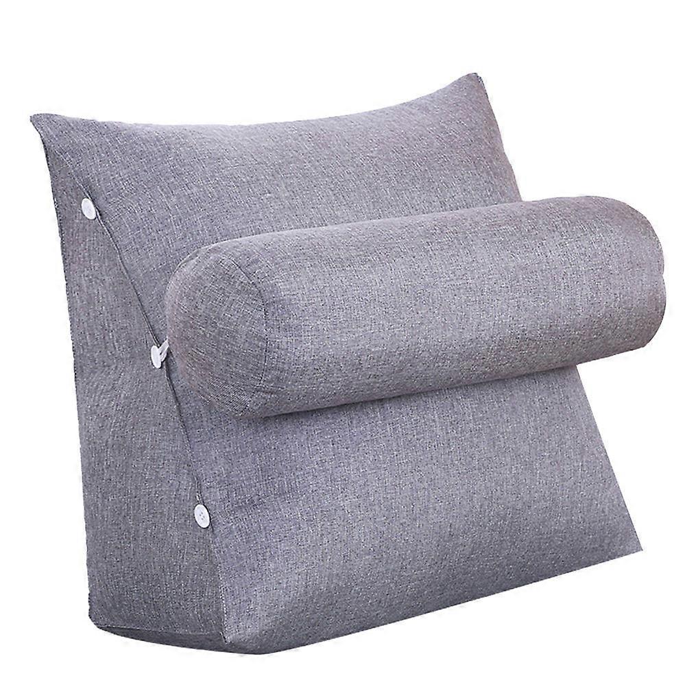 Reading & Bed Rest Pillows Ergonomic Design Dark Grey 17.7 15.7 7.9in Pressure Distribution 1 Set