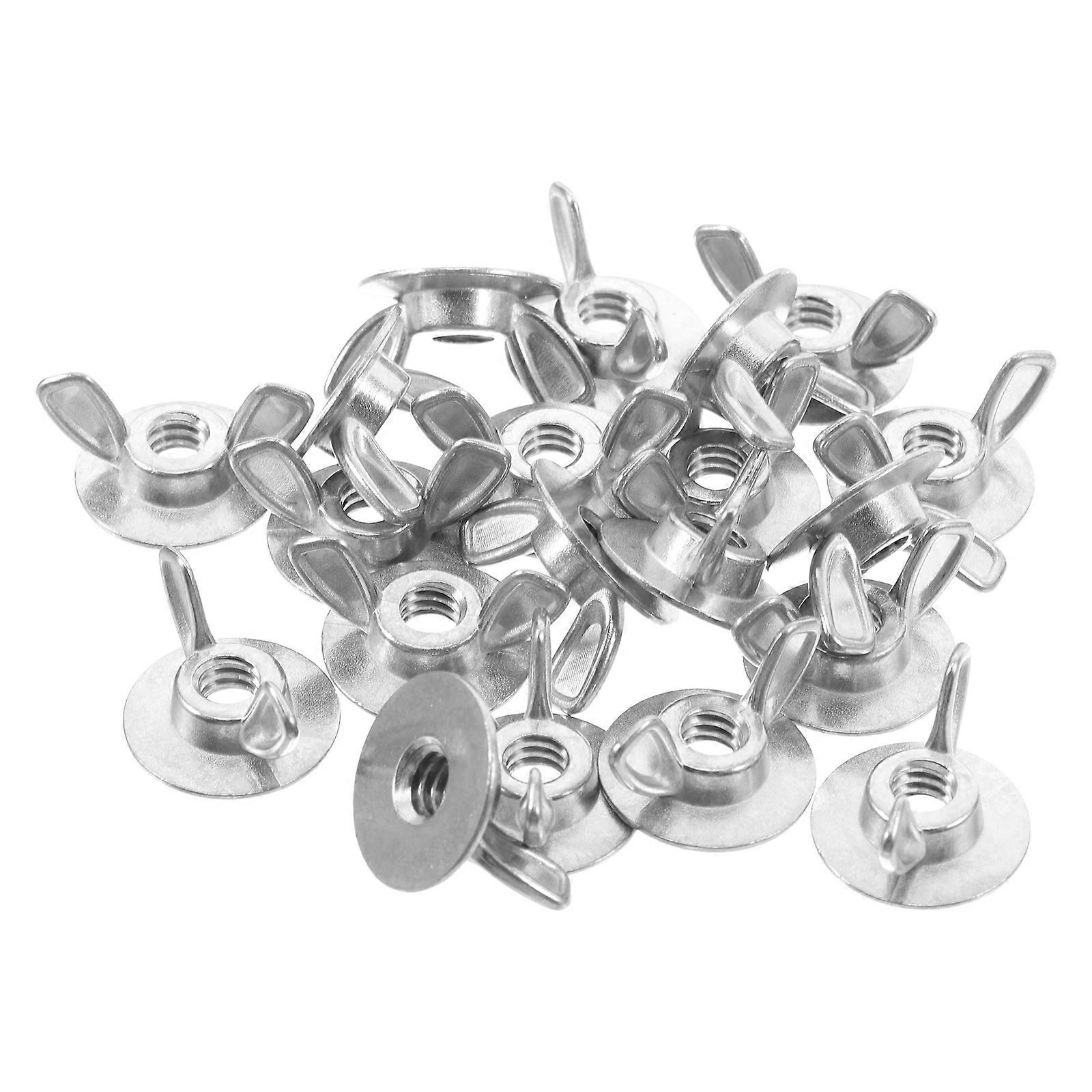 Wingnut Hand Tool For Hurricane Shutters Secure Fastening Silver 1.90X1.90X1.40CM 20Pcs