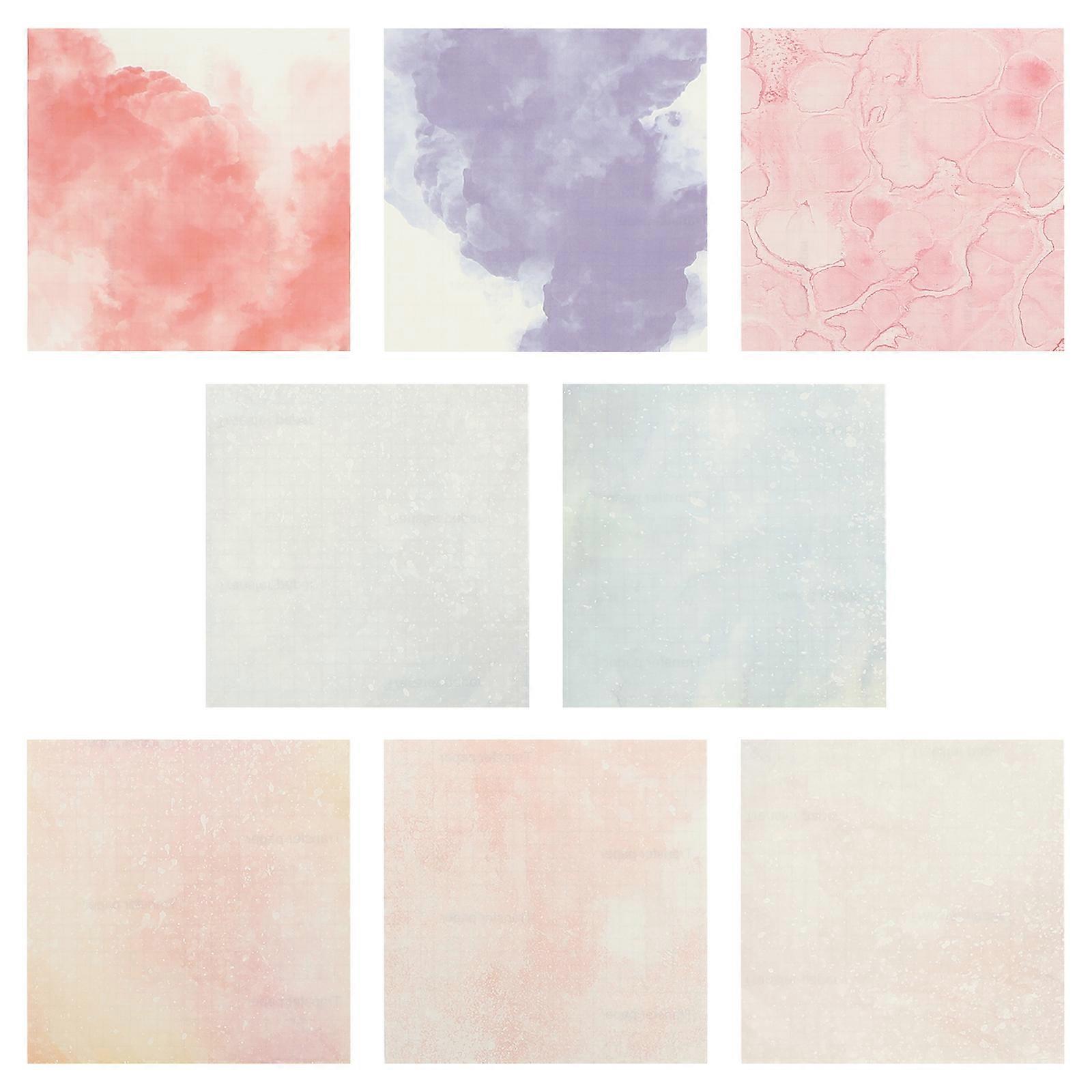 Heat Transfer DIY Film Transfer Sheets Assorted Color 30.6x30.6cm Iron-On Application 8Set