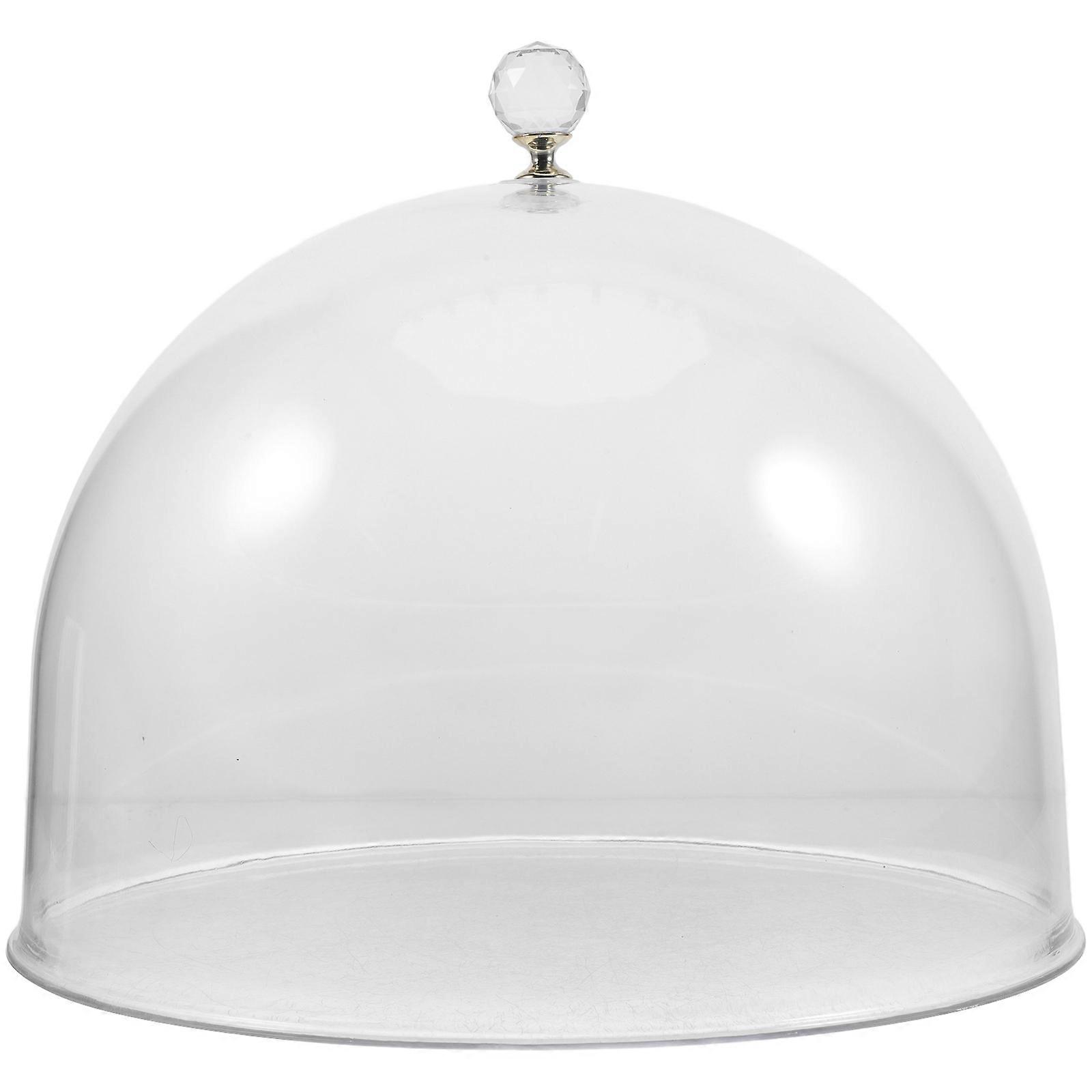 Clear Cake Dome Cover Practical Dessert Dome For Parties 32.30X32.30X26.20CM Food Protection Reusable 1Pack