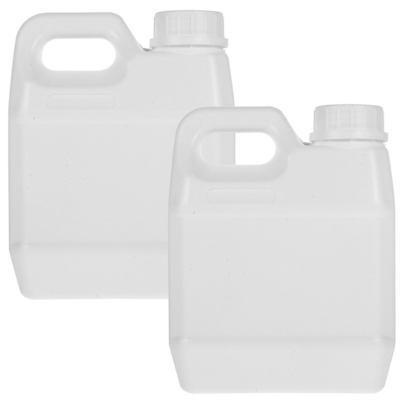 Gallon Container Liquid Storage Bottle Industrial Use 7.0X5.5X2.8in Sealed Design 2Pcs