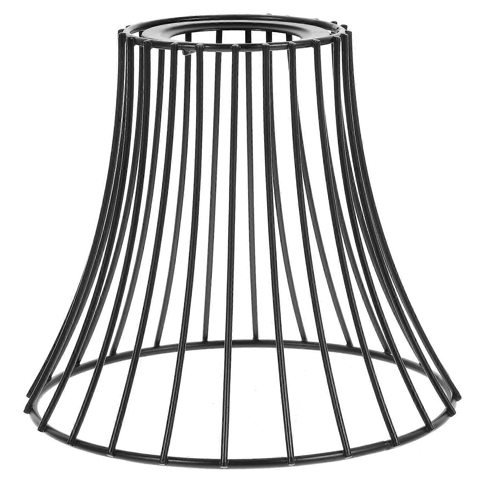 Metal Hollow Out Pendant Light Shade Industrial Lamp Cover for Wall Floor Ceiling Lamps Compact Retro Design with Artistic Geometric Structure Easy