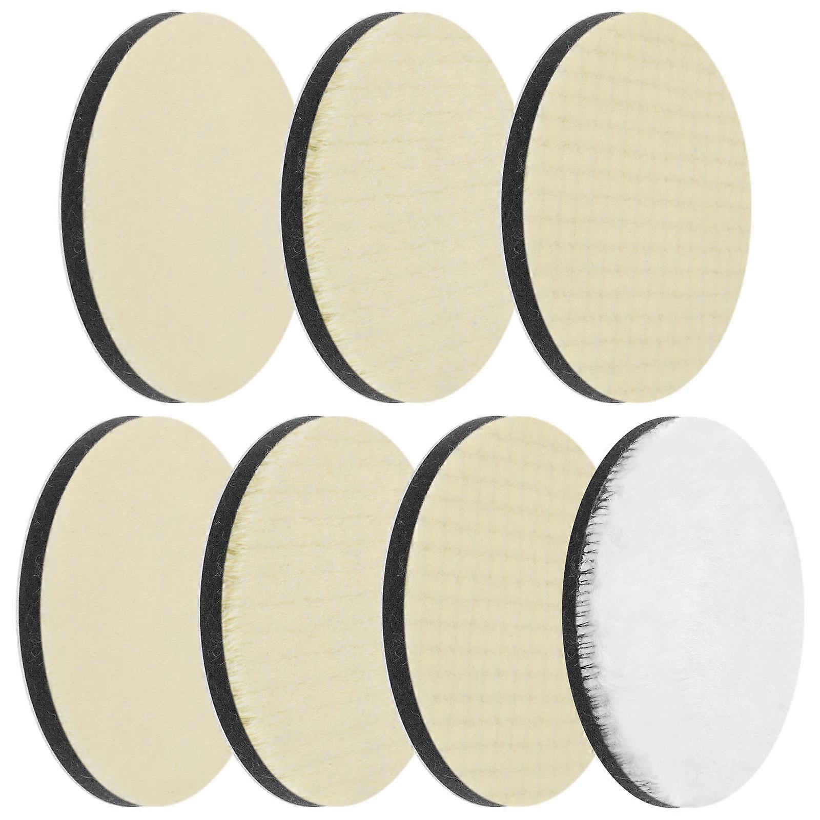 Polishing Wheel Buffing Pads Car Drill Buffer Pads Assorted Colors 7Pcs Car Detailing Kit