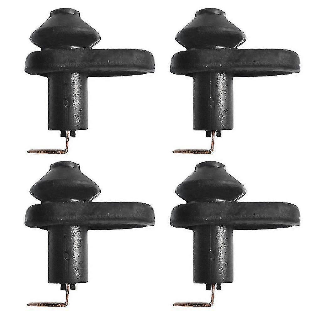 Universeller schwarzer Autotürpfostenschalter, 4er-Set