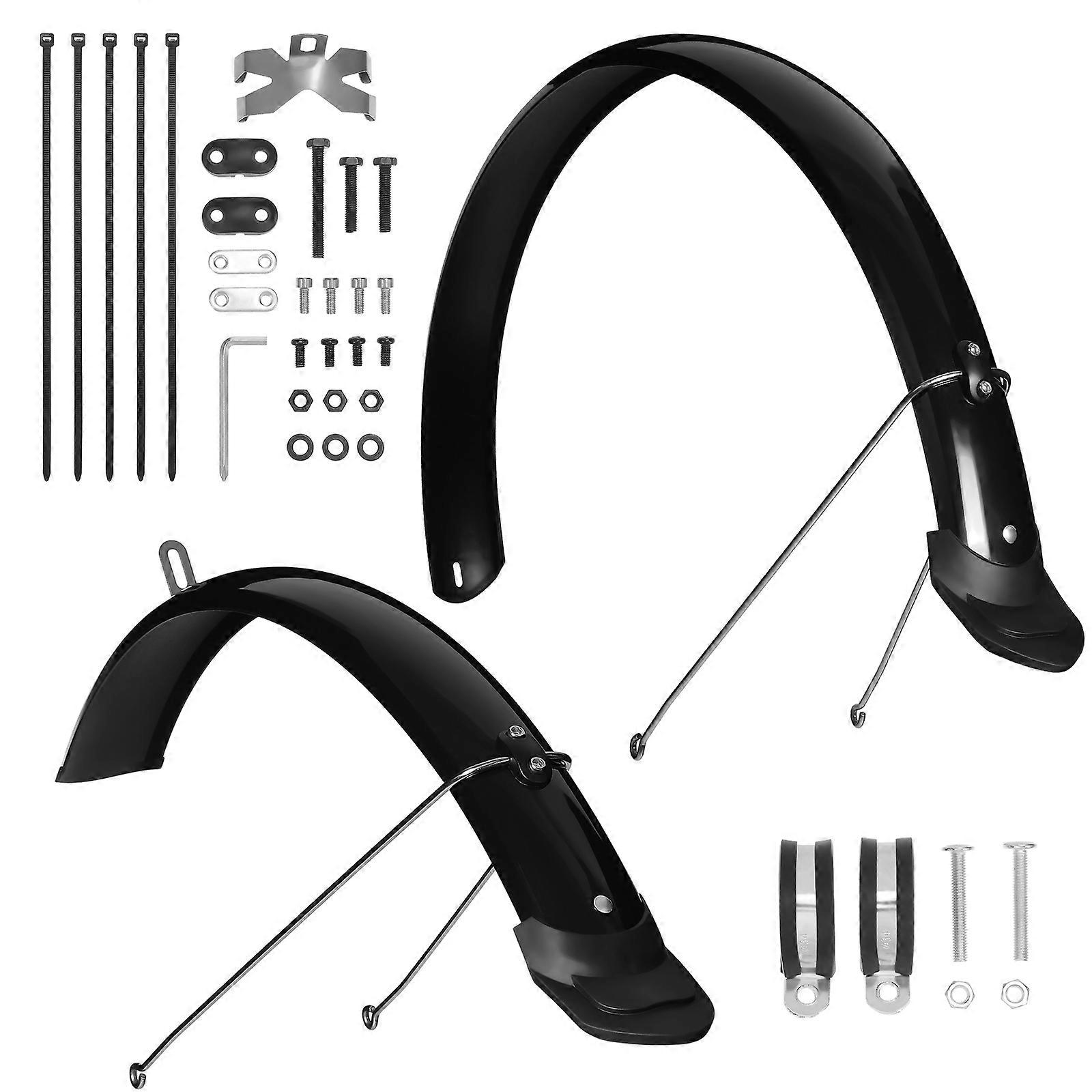 Mountain Bike Mudguards – Full Coverage Tire Protection for Road and Touring Bikes, Easy Installation, Extended Design for Maximum Dirt Protection