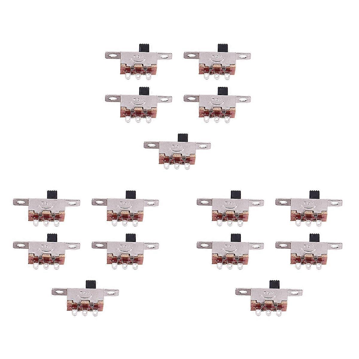 5 Pcs x On-Off 2 Position SPDT 1P2T Panel Mini Slide Switch