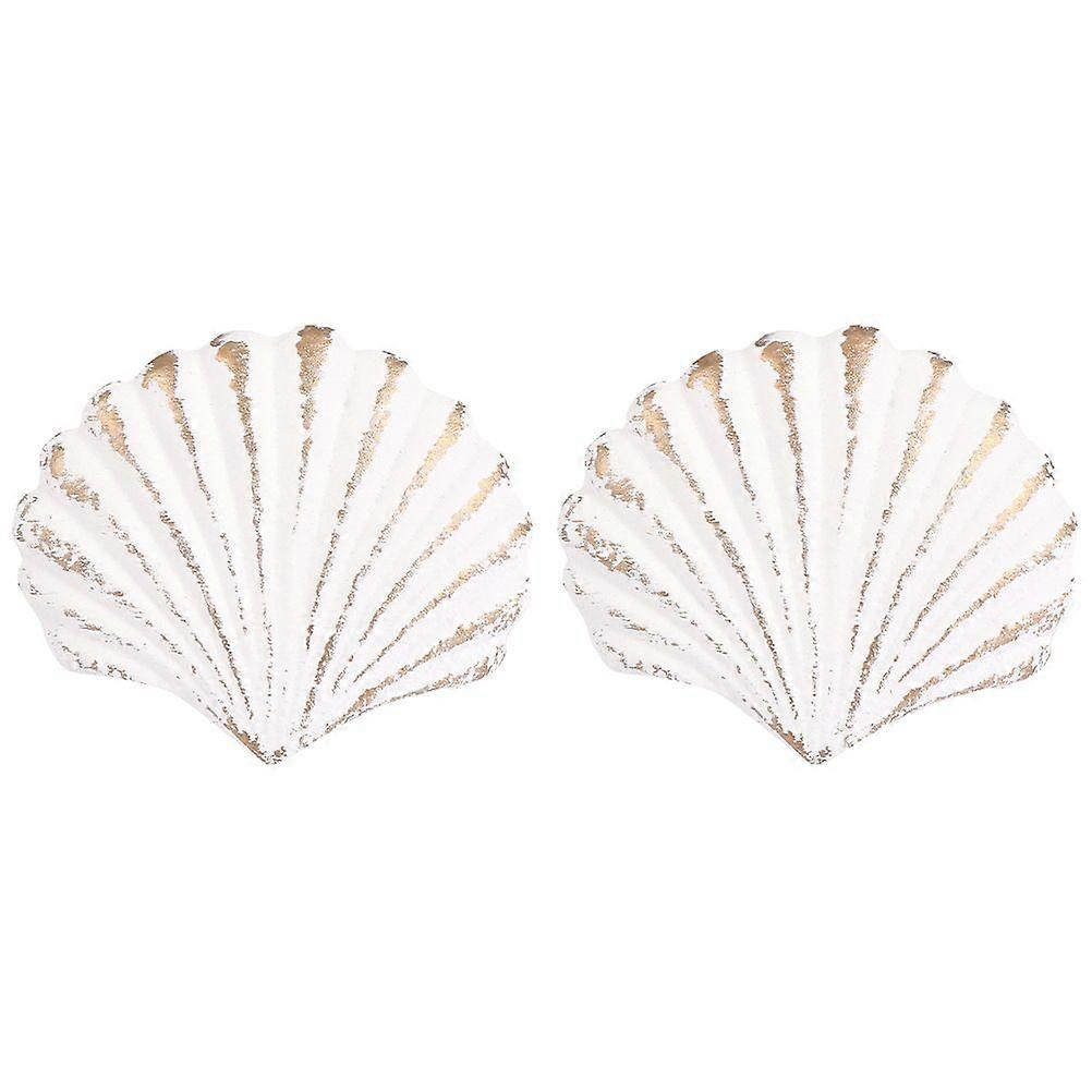 2PCS Ocean Theme Seashell Drawer Handle Household Decorative Door Drawer Pull
