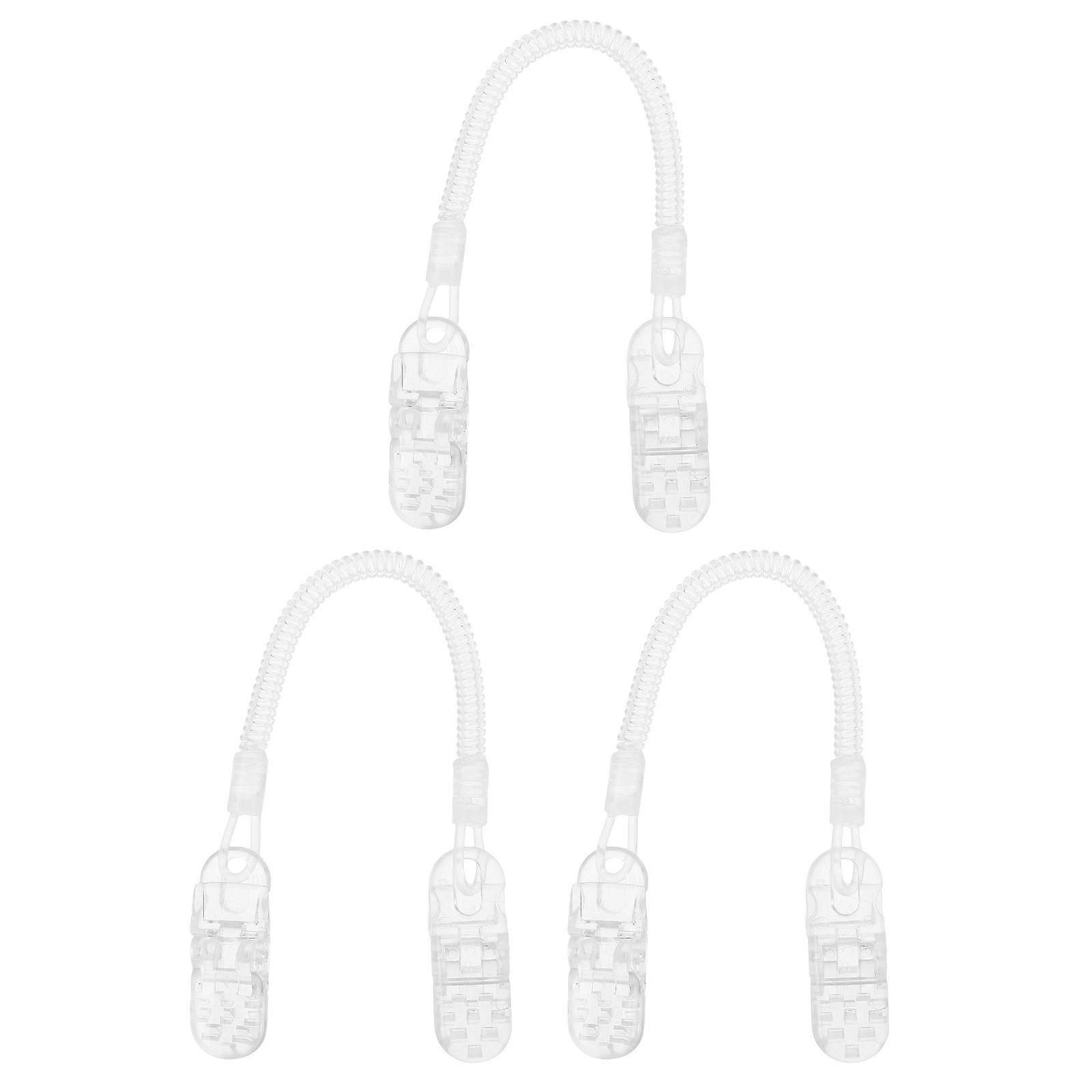 3pcs Windproof Hat Strap Clips For Outdoor Use Adjustable Hat Chin Strap Clips Secure Hat Lanyard Clips Hat Safety Strap Clips