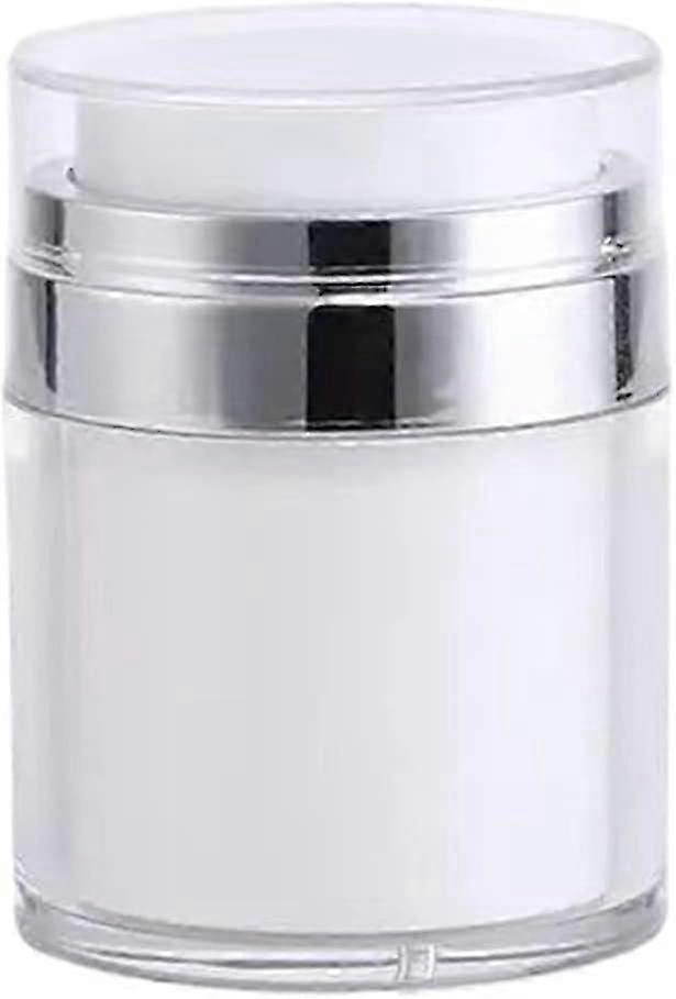 2025 Latest Model  1 pack 30mlAirless Pump Jar Empty Refillable Travel Cream