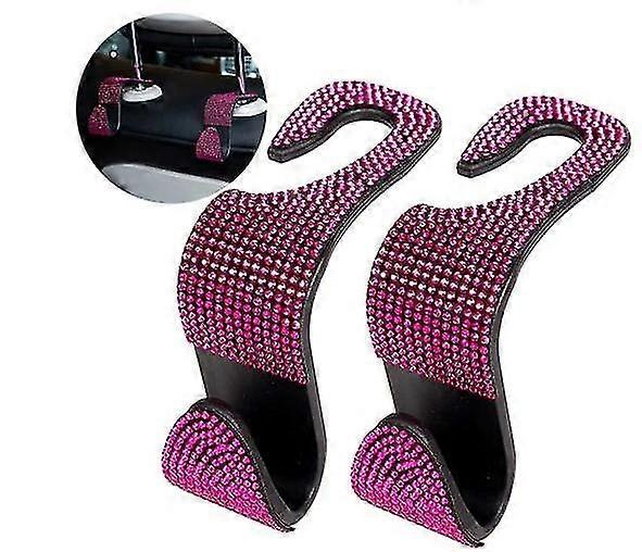 Convenient Car Hook with Diamond Design for Seat Back Decoration and Enhanced Functionality