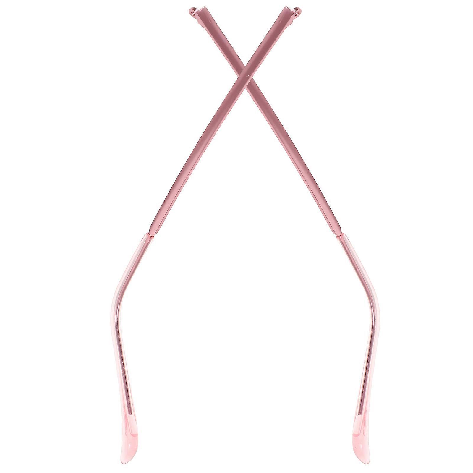 Eyeglasses Replacement Accessories Delicate For Exercise Pink 13.50X2.50X0.50cm 1 Pair
