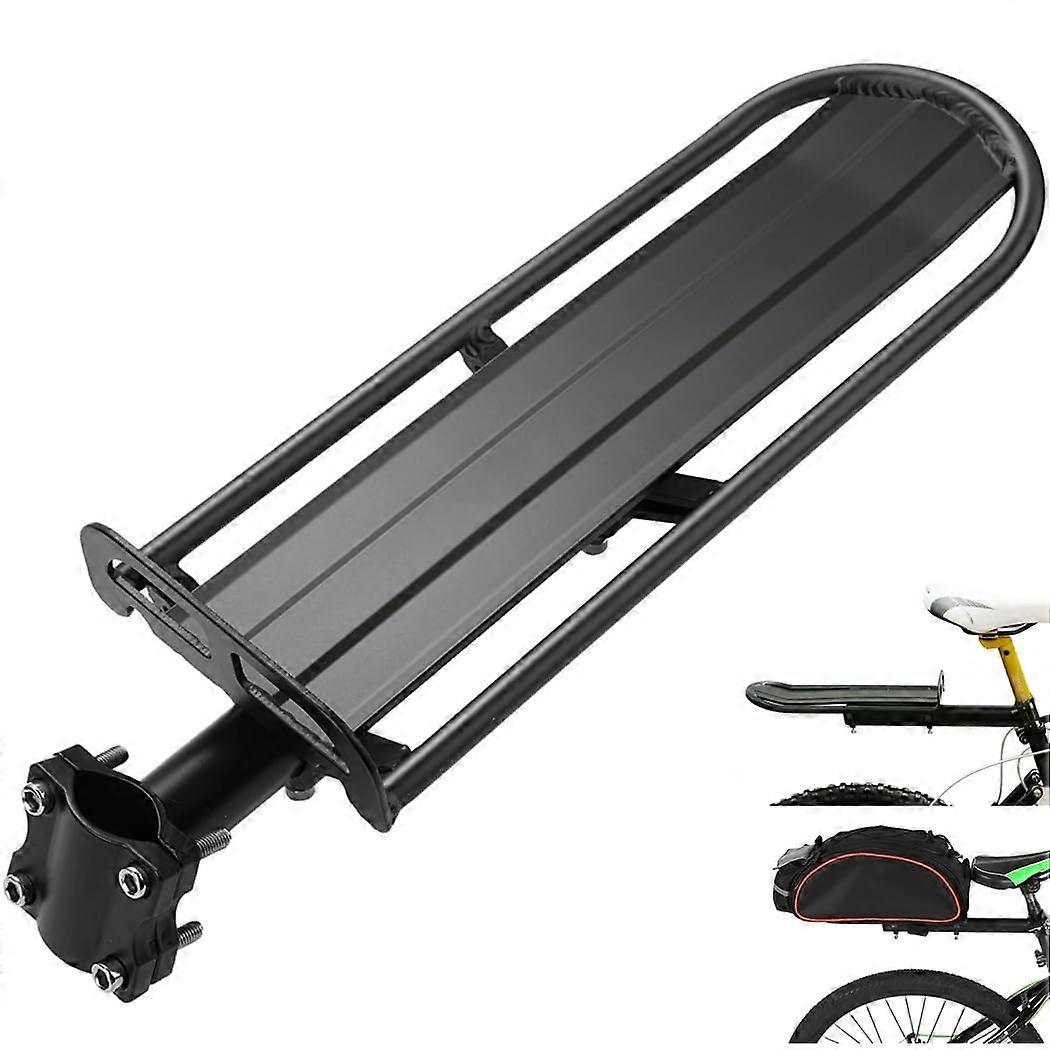 Adjustable Aluminium Alloy Luggage Rack 10kg Load Capacity Attaches to Seat Post for Luggage Post