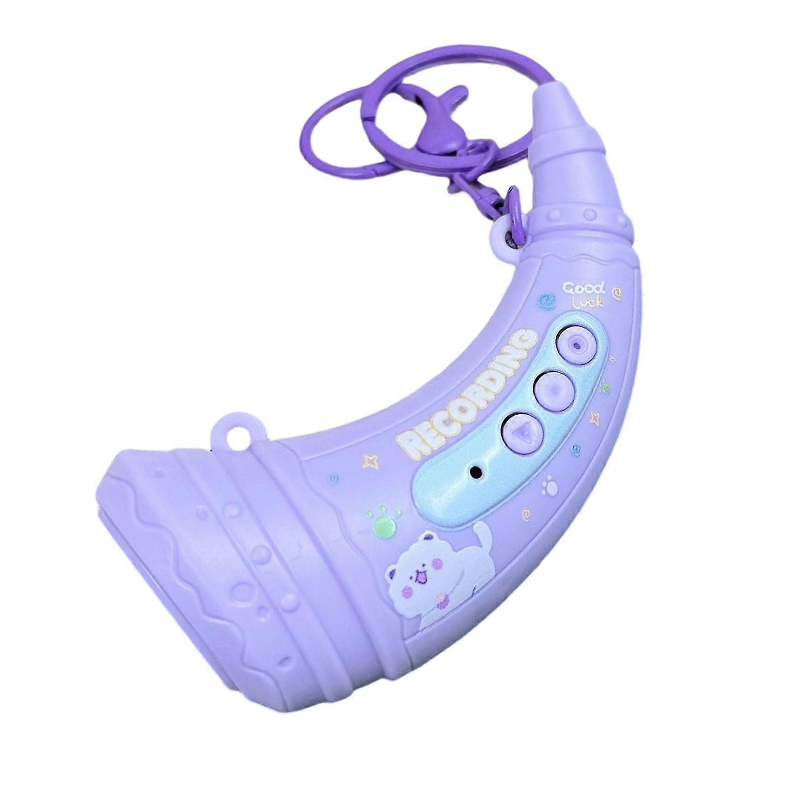Voice Recorder Recording Horn With Voice Changer And Music Playbacks Safe ABS Design For Creative Kids Entertainment